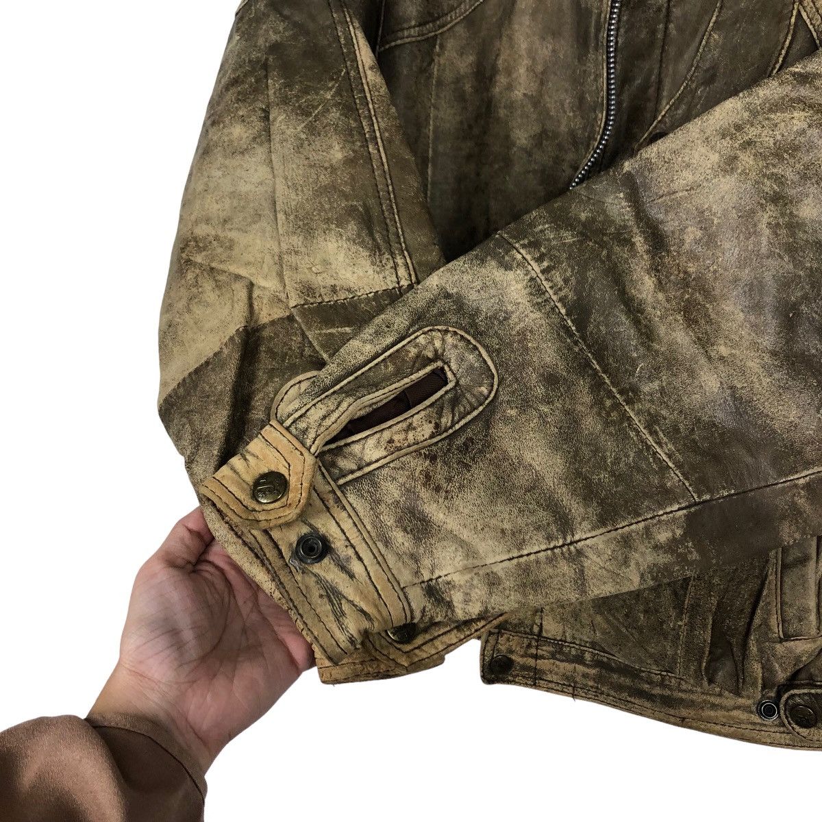 Japanese Brand VINTAGE BOMBER JACKET LEATHER INSPIRED BUZZ RICKSONS Size US M / EU 48-50 / 2 - 11 Thumbnail