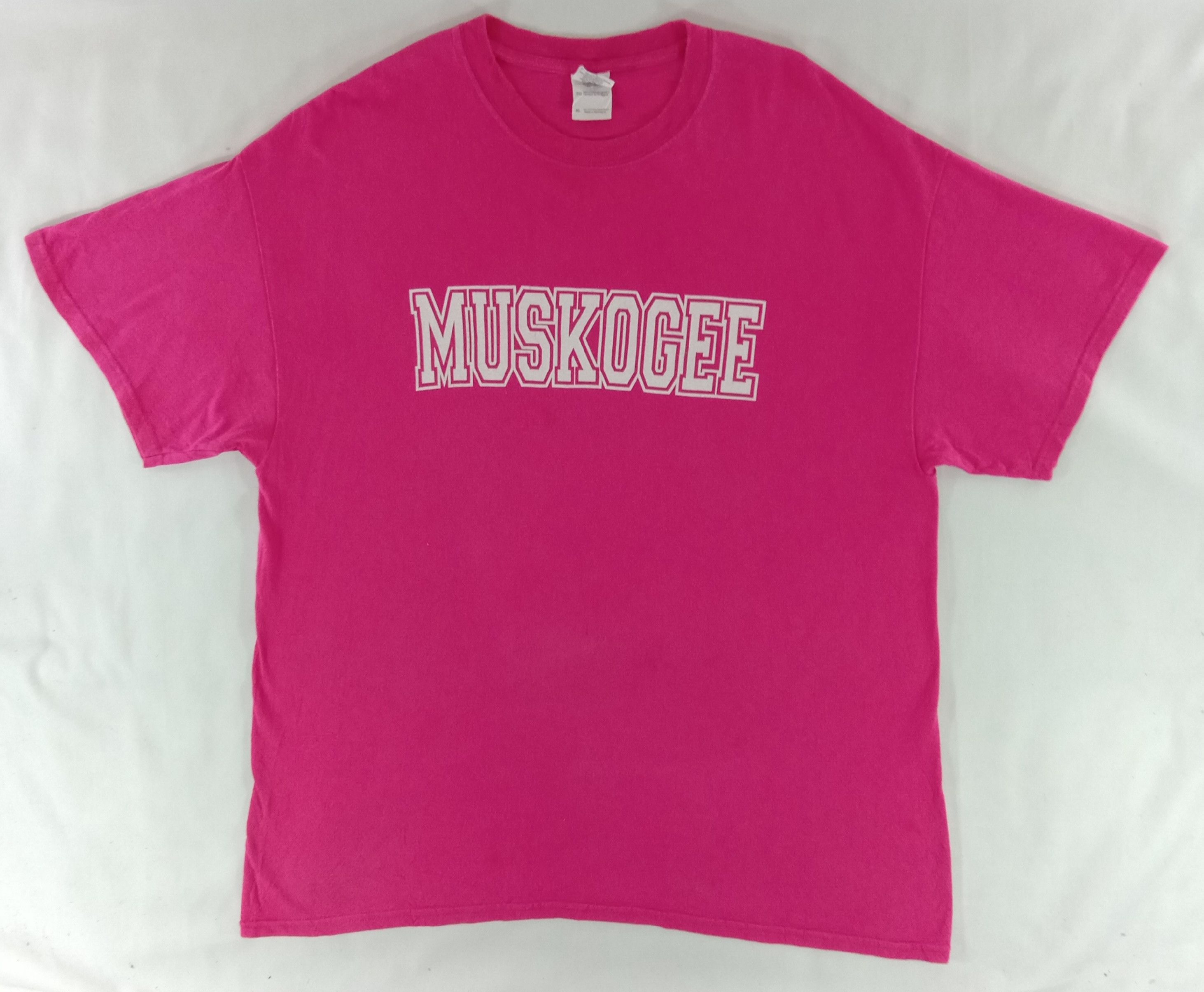 Vintage Vintage Muskogee Rougher High School Football T Shirt Size US XL / EU 56 / 4 - 5 Thumbnail