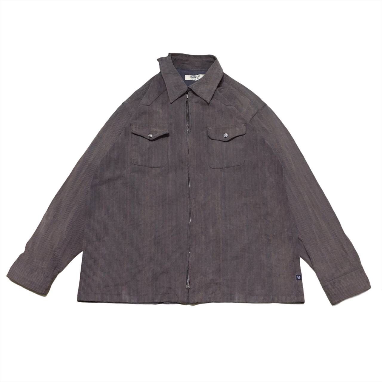 image of Avant Garde x Kansai Yamamoto Kansai Jeans By Kansai Yamamoto Zipper Jacket in Brown (Size XL)