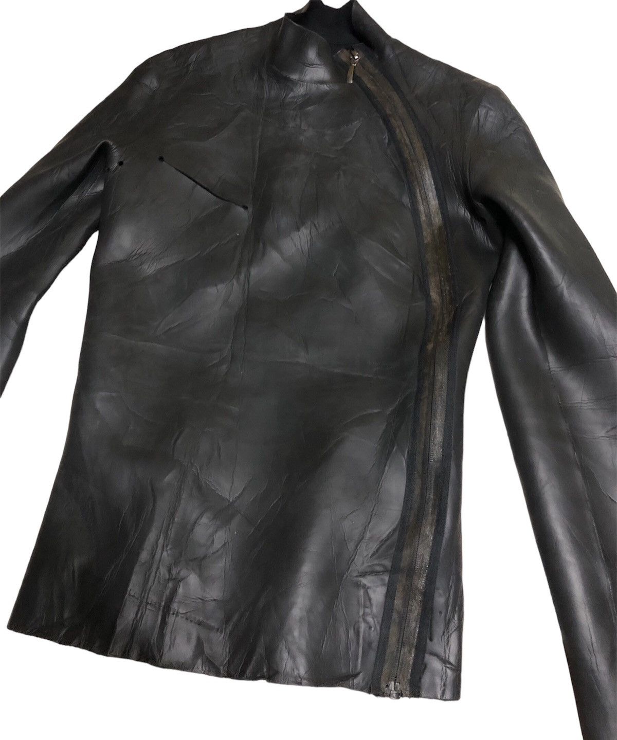 Jean Paul Gaultier Jean Paul Gaultier Rubber Synthetic Asymetrical Meras Zipper Size M / US 6-8 / IT 42-44 - 1 Thumbnail