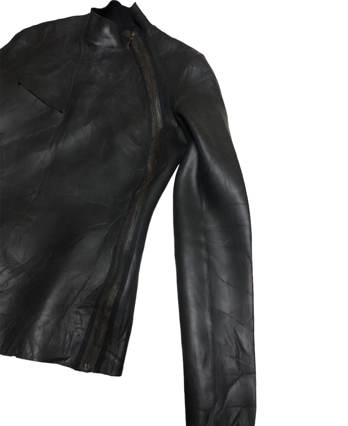 Jean Paul Gaultier Jean Paul Gaultier Rubber Synthetic Asymetrical Meras Zipper Size M / US 6-8 / IT 42-44 - 3 Thumbnail