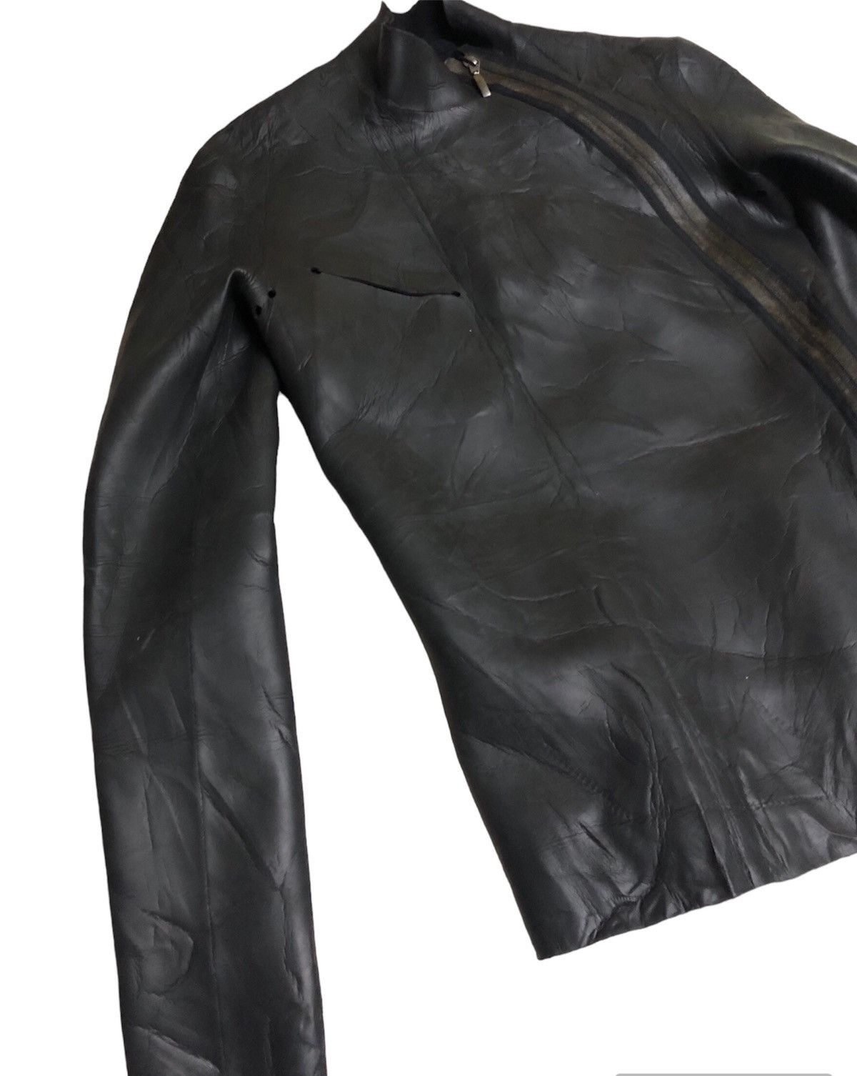 Jean Paul Gaultier Jean Paul Gaultier Rubber Synthetic Asymetrical Meras Zipper Size M / US 6-8 / IT 42-44 - 2 Thumbnail
