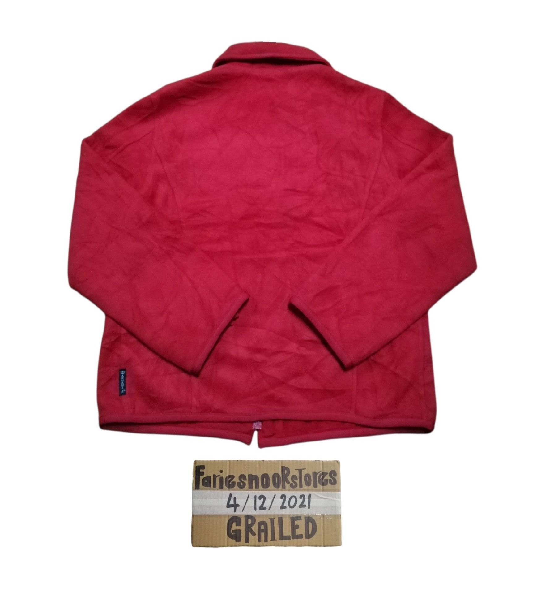 Armani Vintage Armani Jeans Fleece Jacket For Womens Size M / US 6-8 / IT 42-44 - 7 Thumbnail