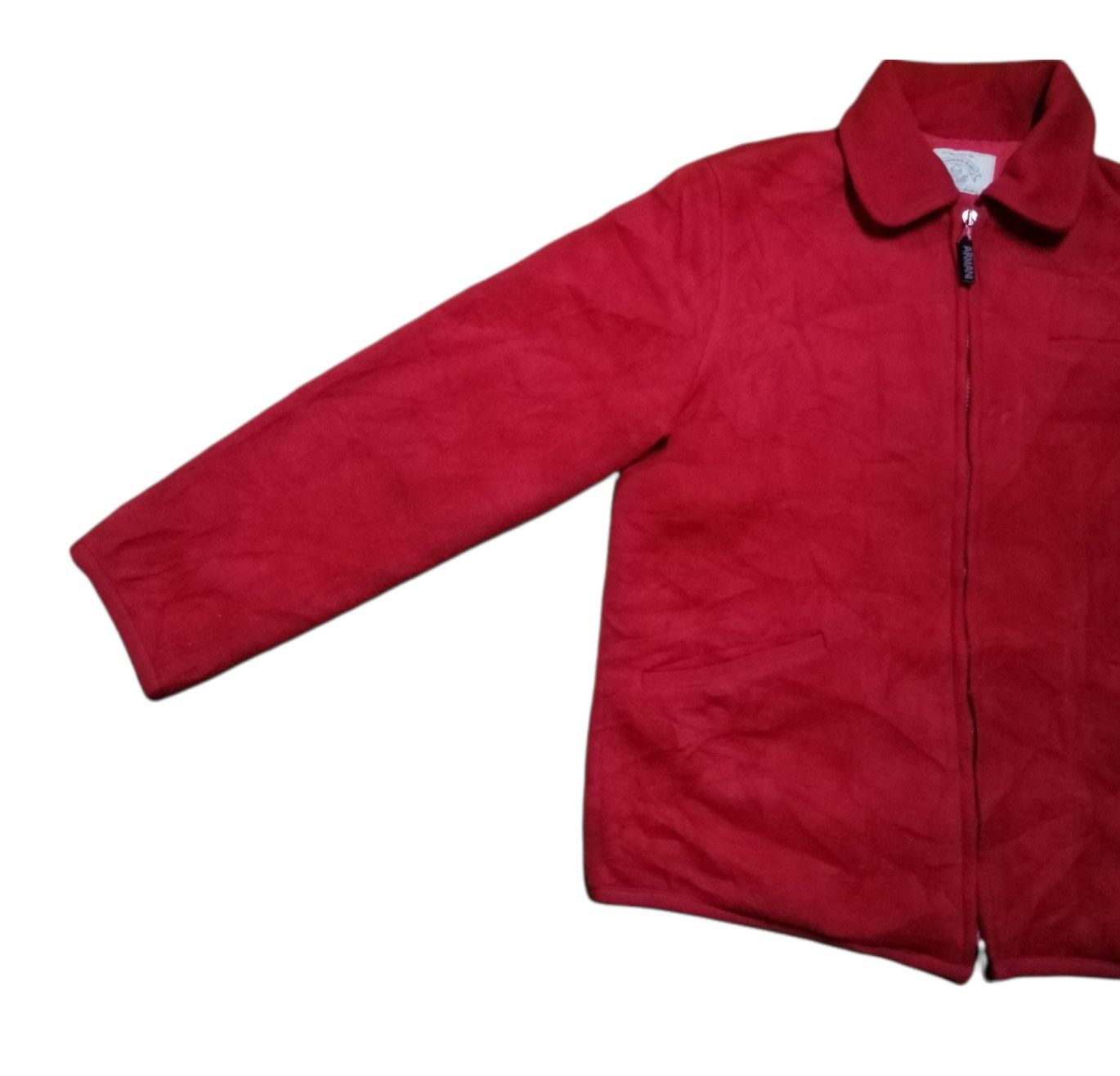 Armani Vintage Armani Jeans Fleece Jacket For Womens Size M / US 6-8 / IT 42-44 - 4 Thumbnail