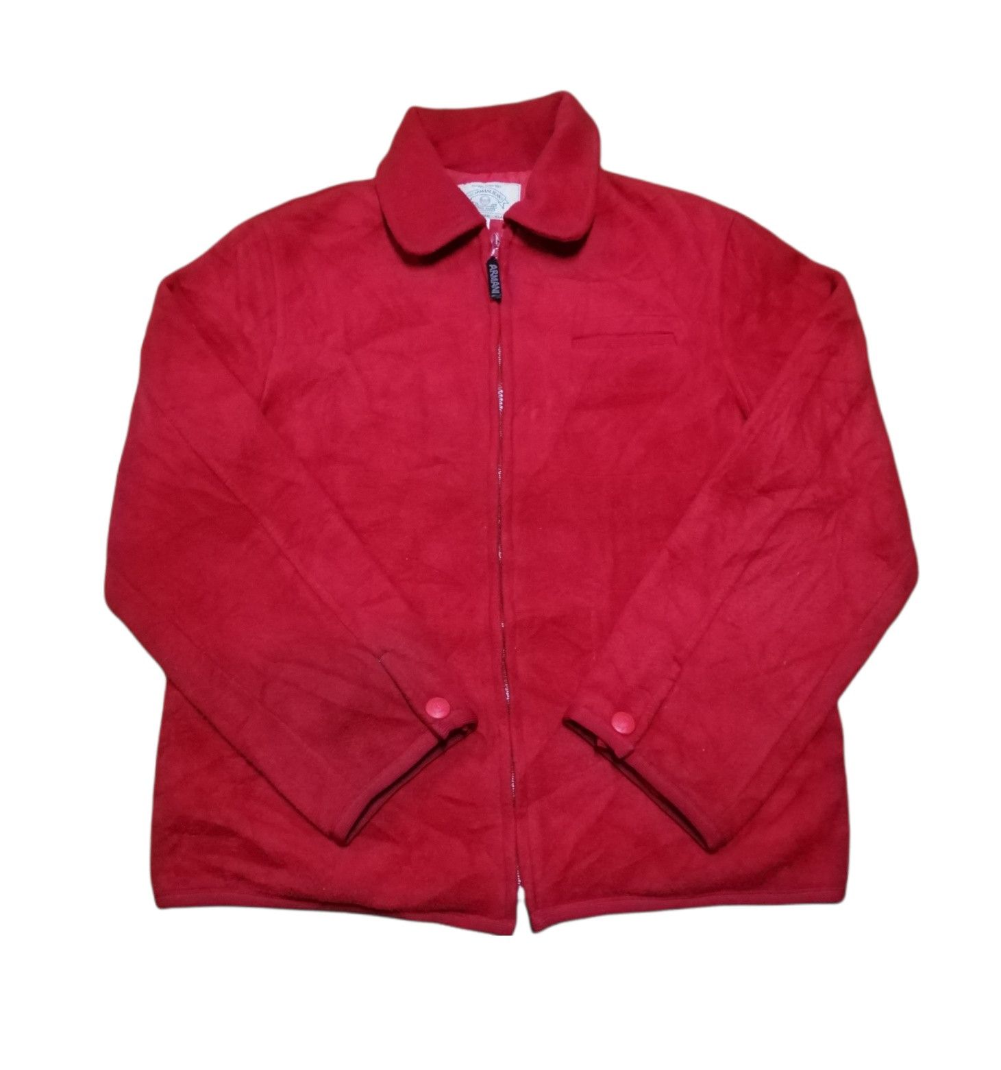 Armani Vintage Armani Jeans Fleece Jacket For Womens Size M / US 6-8 / IT 42-44 - 2 Thumbnail