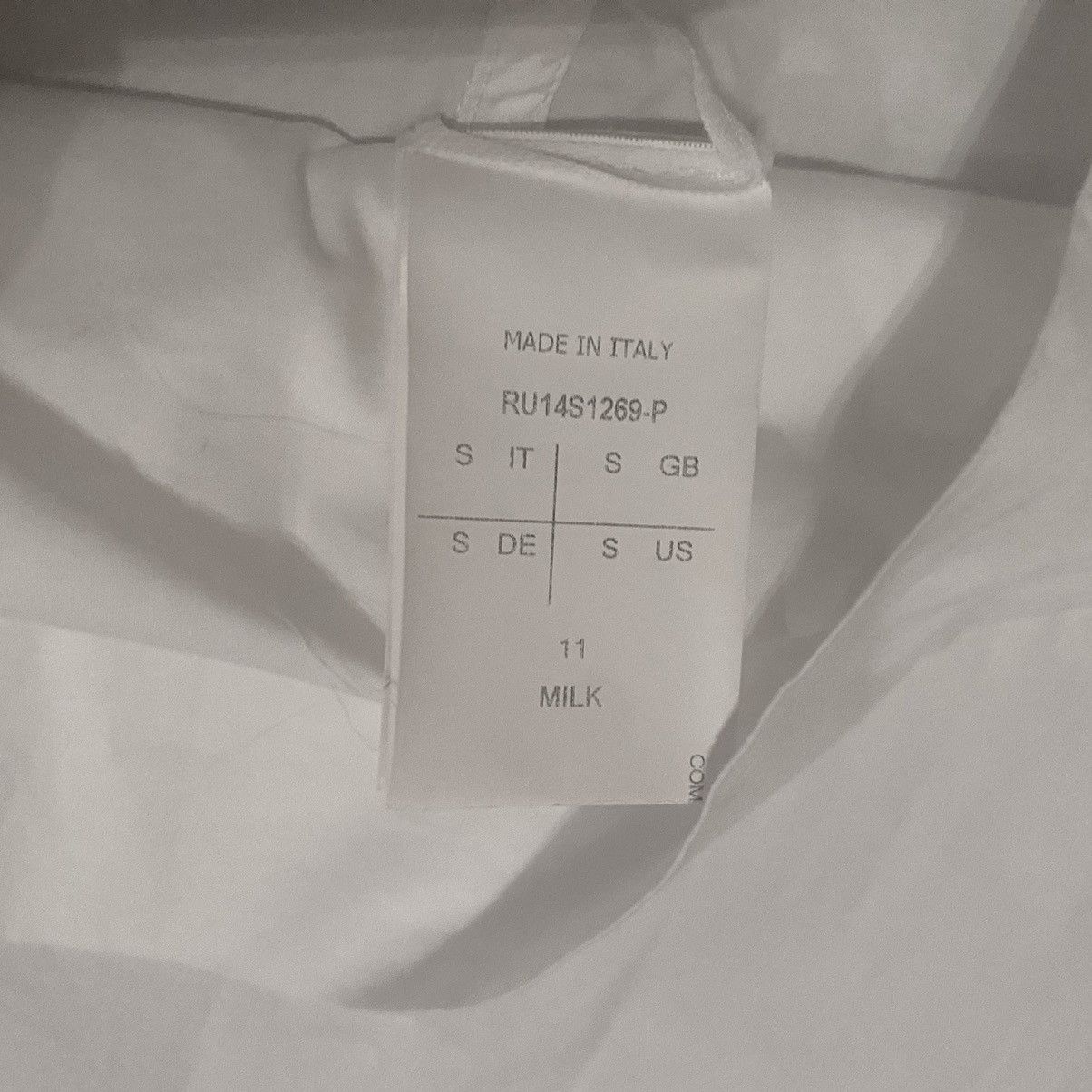 Rick Owens SS14 “Vicious” Milk Cowl Jumbo Tee Size US S / EU 44-46 / 1 - 4 Thumbnail