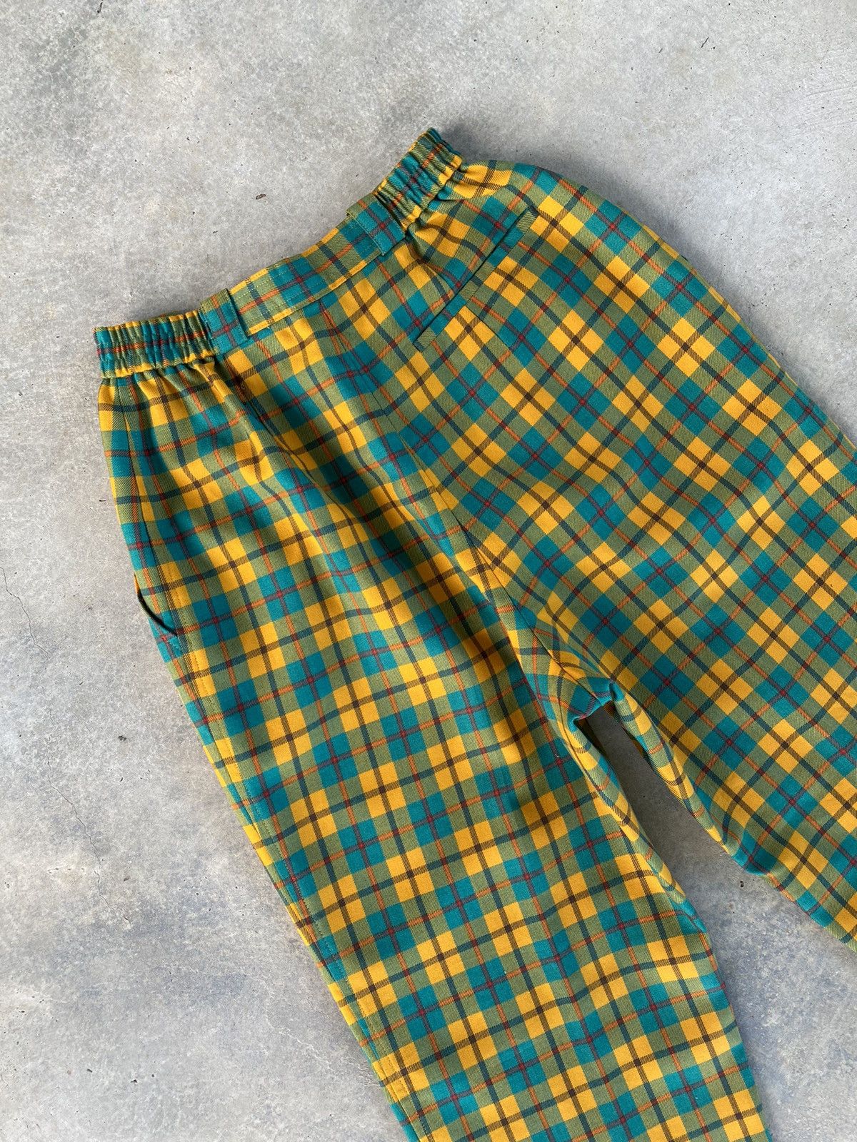 Christian Dior Monsieur Vintage Christian Dior Nova Check Distressed Pants Size 22" - 6 Thumbnail