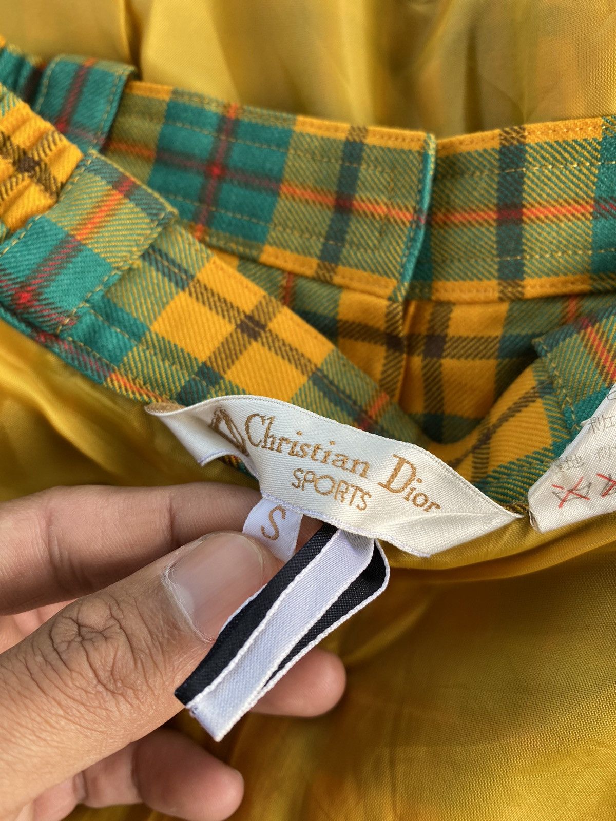 Christian Dior Monsieur Vintage Christian Dior Nova Check Distressed Pants Size 22" - 17 Thumbnail