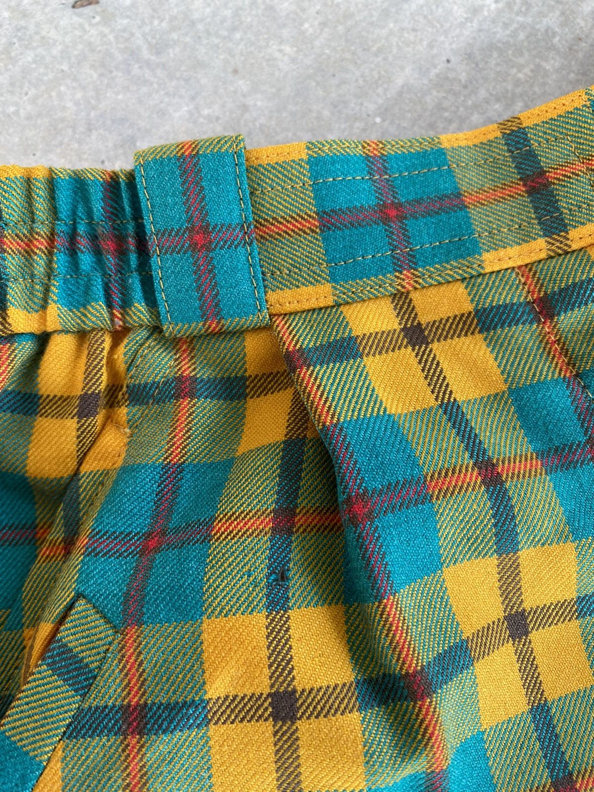 Christian Dior Monsieur Vintage Christian Dior Nova Check Distressed Pants Size 22" - 10 Thumbnail