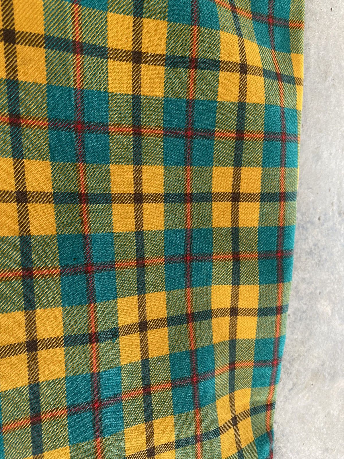 Christian Dior Monsieur Vintage Christian Dior Nova Check Distressed Pants Size 22" - 14 Thumbnail