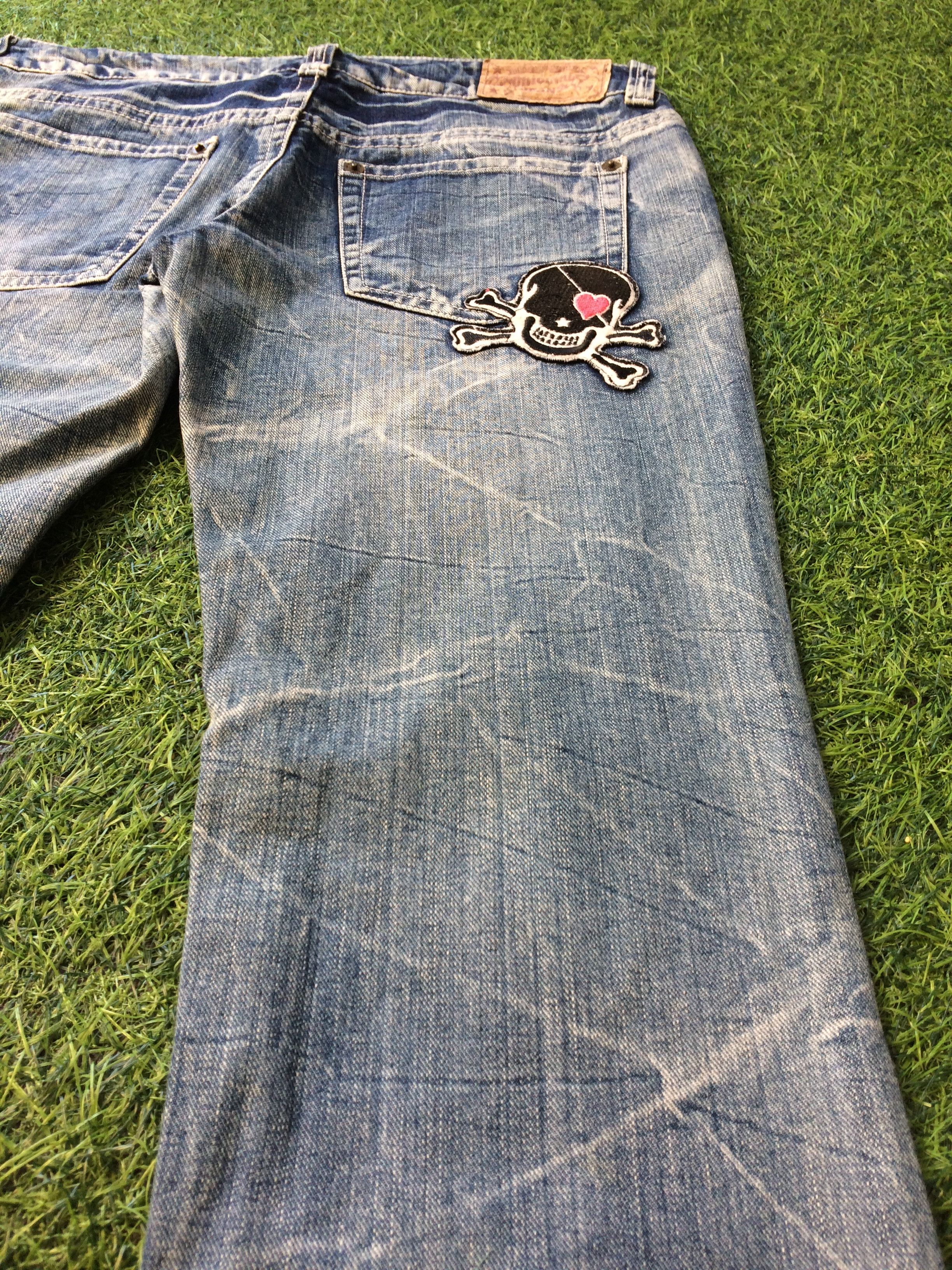 Japanese Brand Japanese Spell Out Printed Jeans Hysteric Style D-516 Size US 30 / EU 46 - 7 Thumbnail