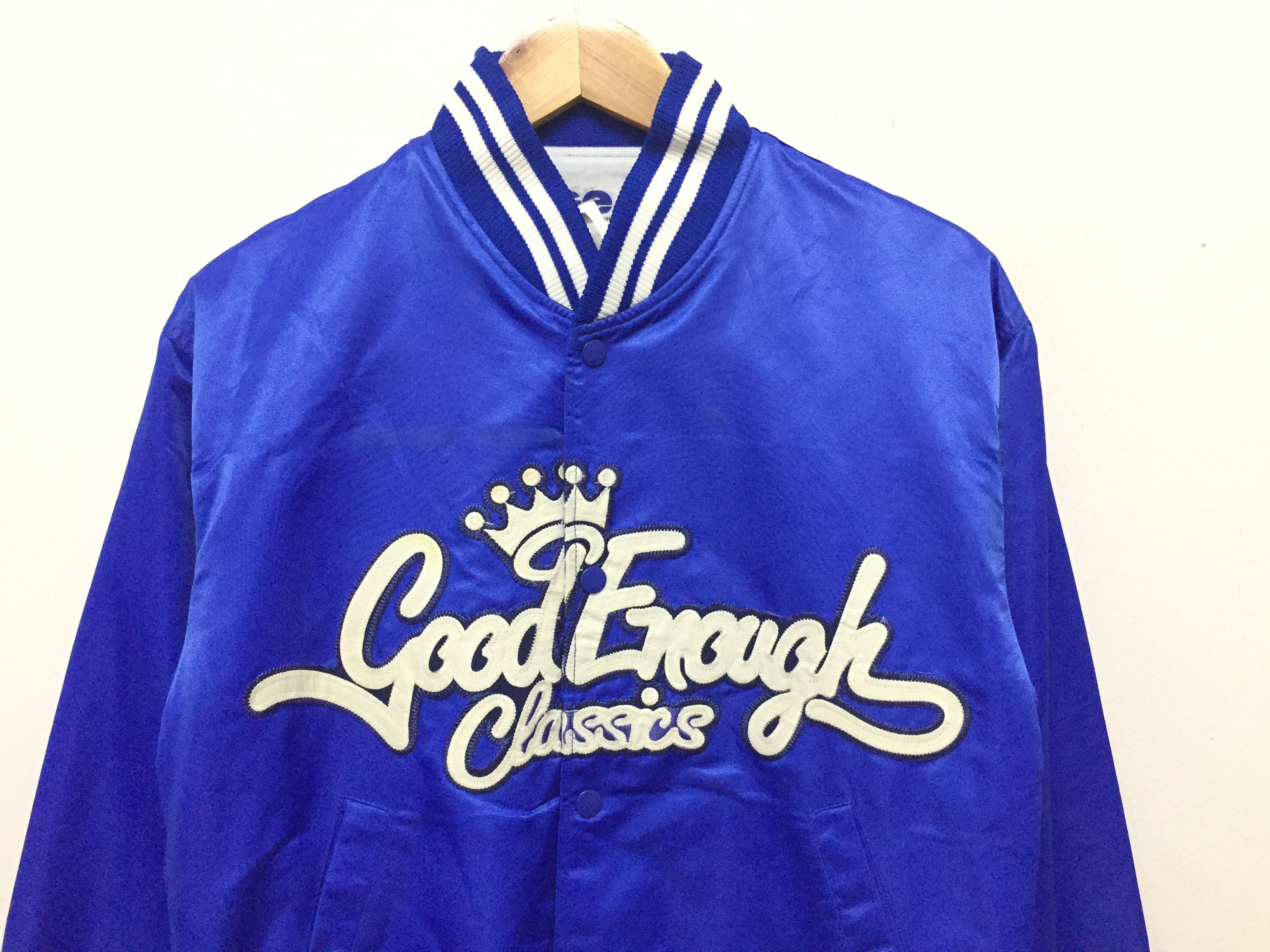 Good Enough 2003 GOOD ENOUGH By Hiroshi Fujiwara Satin Varsity Jacket Size US M / EU 48-50 / 2 - 4 Thumbnail