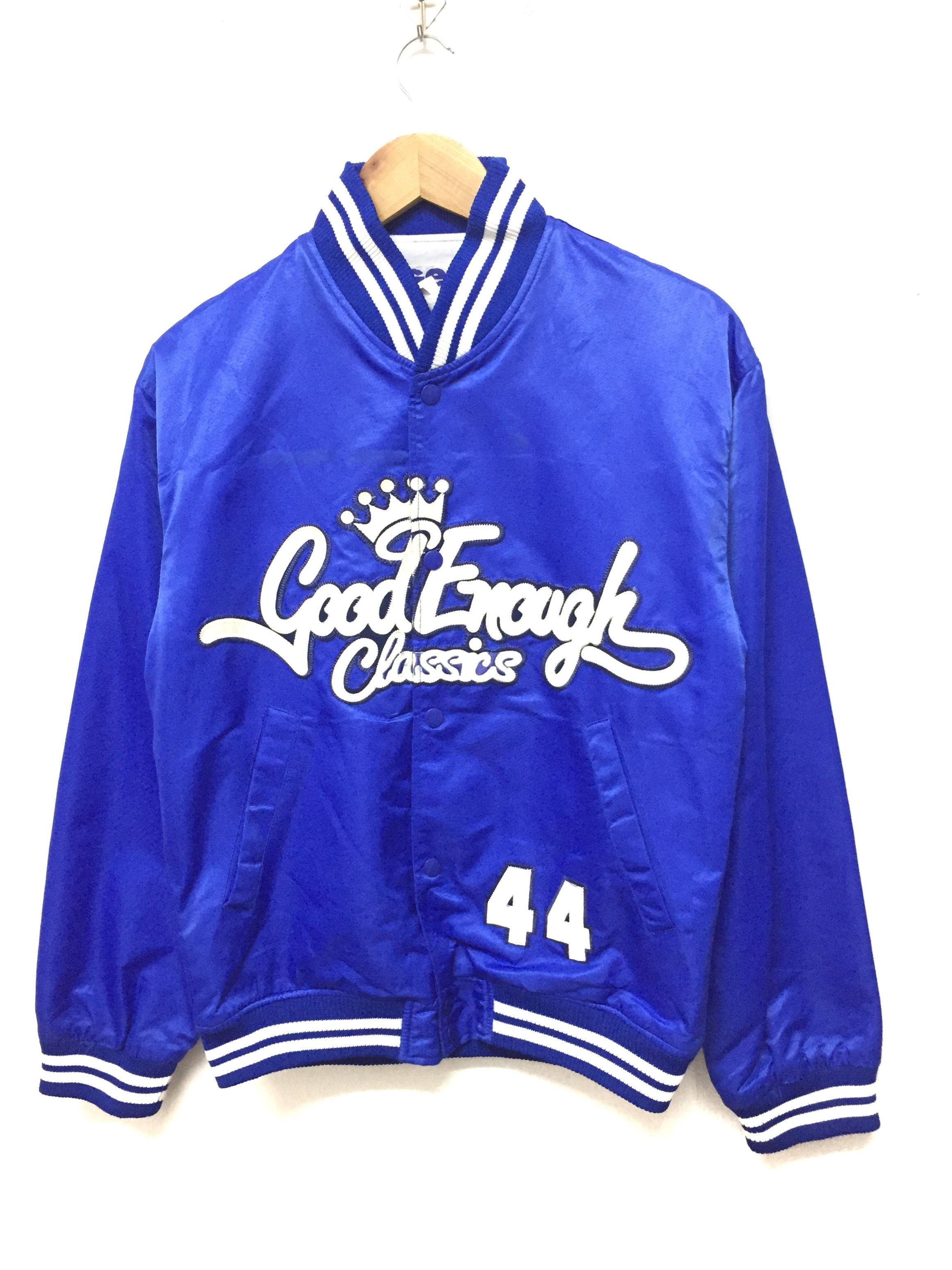 Good Enough 2003 GOOD ENOUGH By Hiroshi Fujiwara Satin Varsity Jacket Size US M / EU 48-50 / 2 - 2 Thumbnail