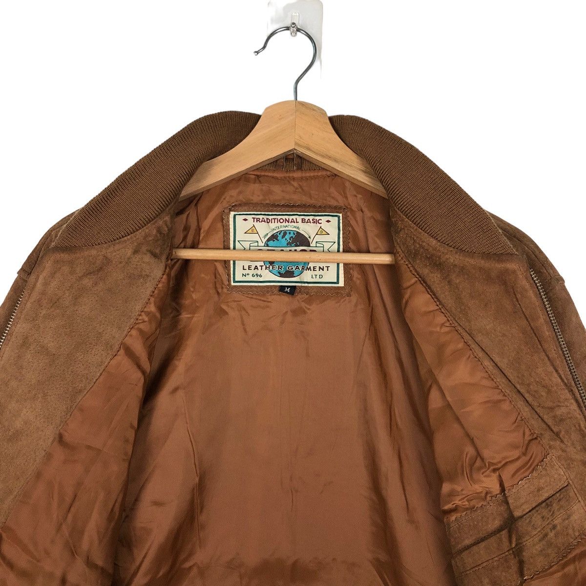 Japanese Brand VINTAGE BOMBER LEATHER JACKET SEAHOP JAPAN MADE Size US M / EU 48-50 / 2 - 10 Thumbnail
