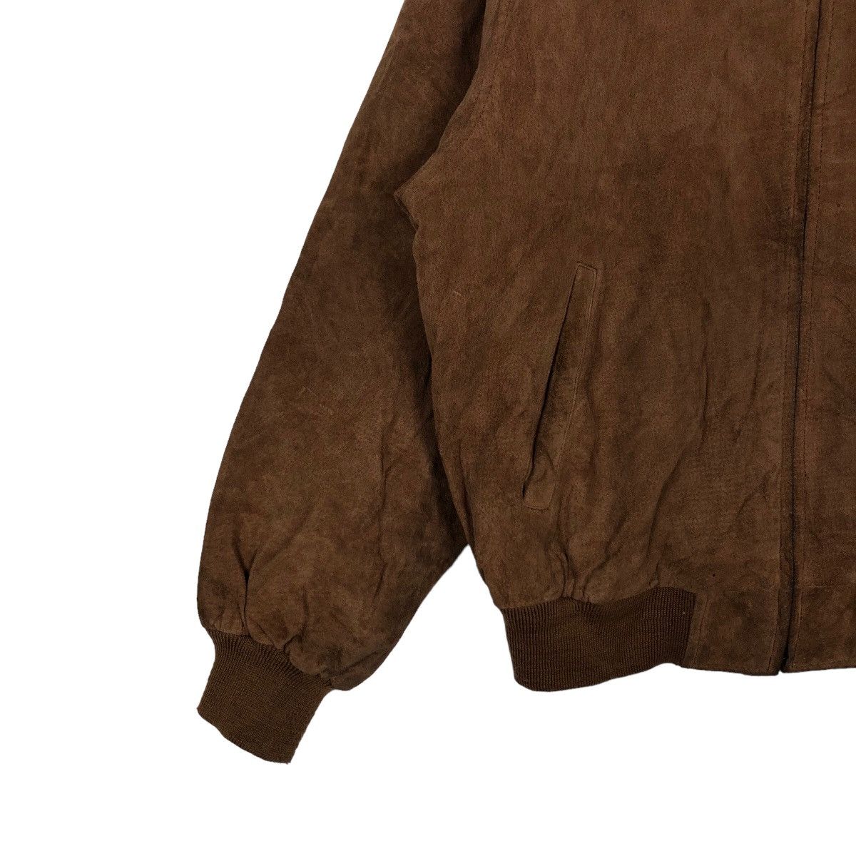 Japanese Brand VINTAGE BOMBER LEATHER JACKET SEAHOP JAPAN MADE Size US M / EU 48-50 / 2 - 3 Thumbnail