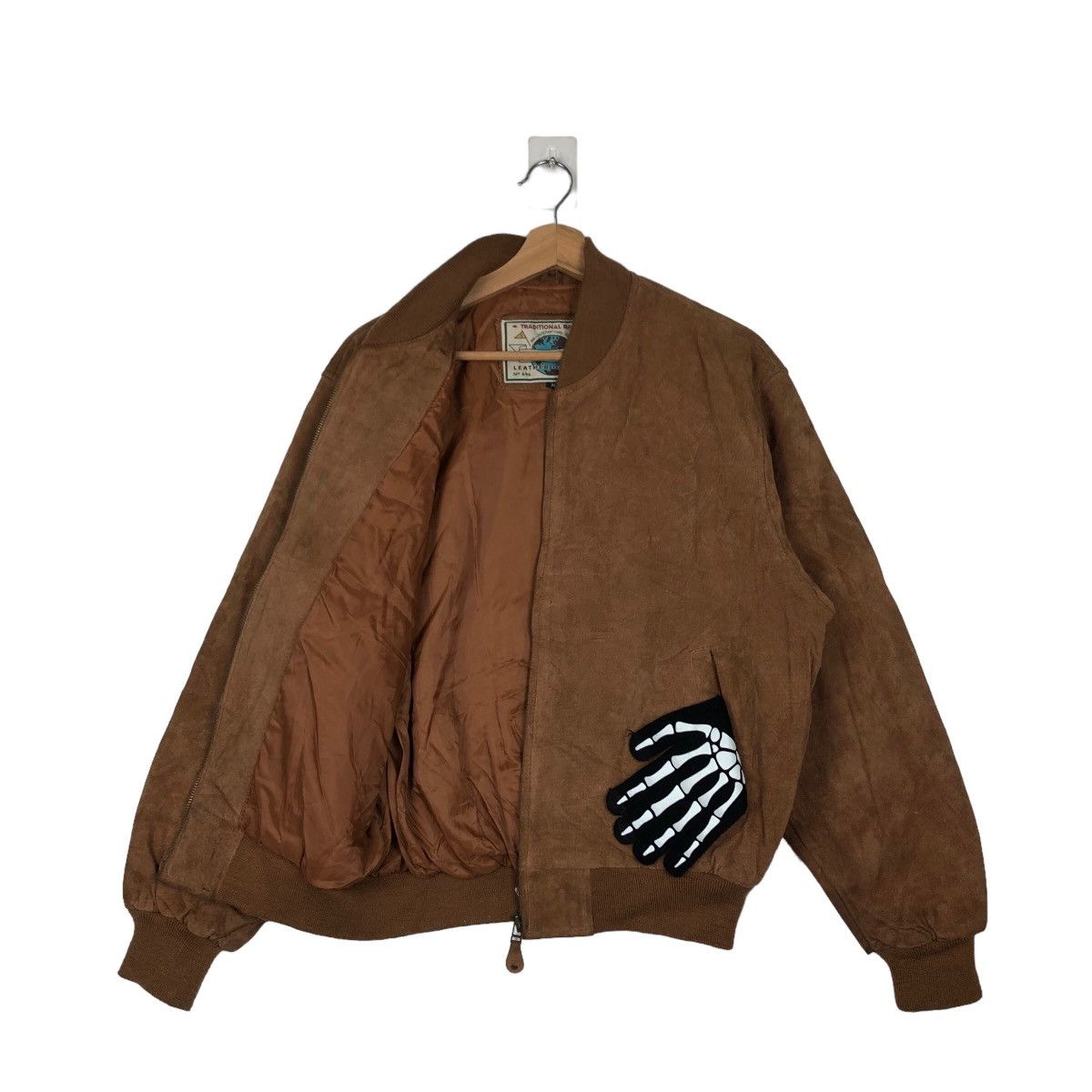 Japanese Brand VINTAGE BOMBER LEATHER JACKET SEAHOP JAPAN MADE Size US M / EU 48-50 / 2 - 8 Thumbnail