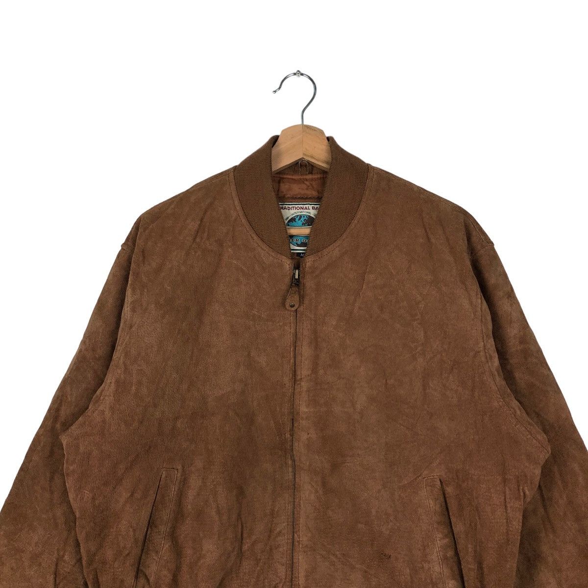 Japanese Brand VINTAGE BOMBER LEATHER JACKET SEAHOP JAPAN MADE Size US M / EU 48-50 / 2 - 2 Thumbnail