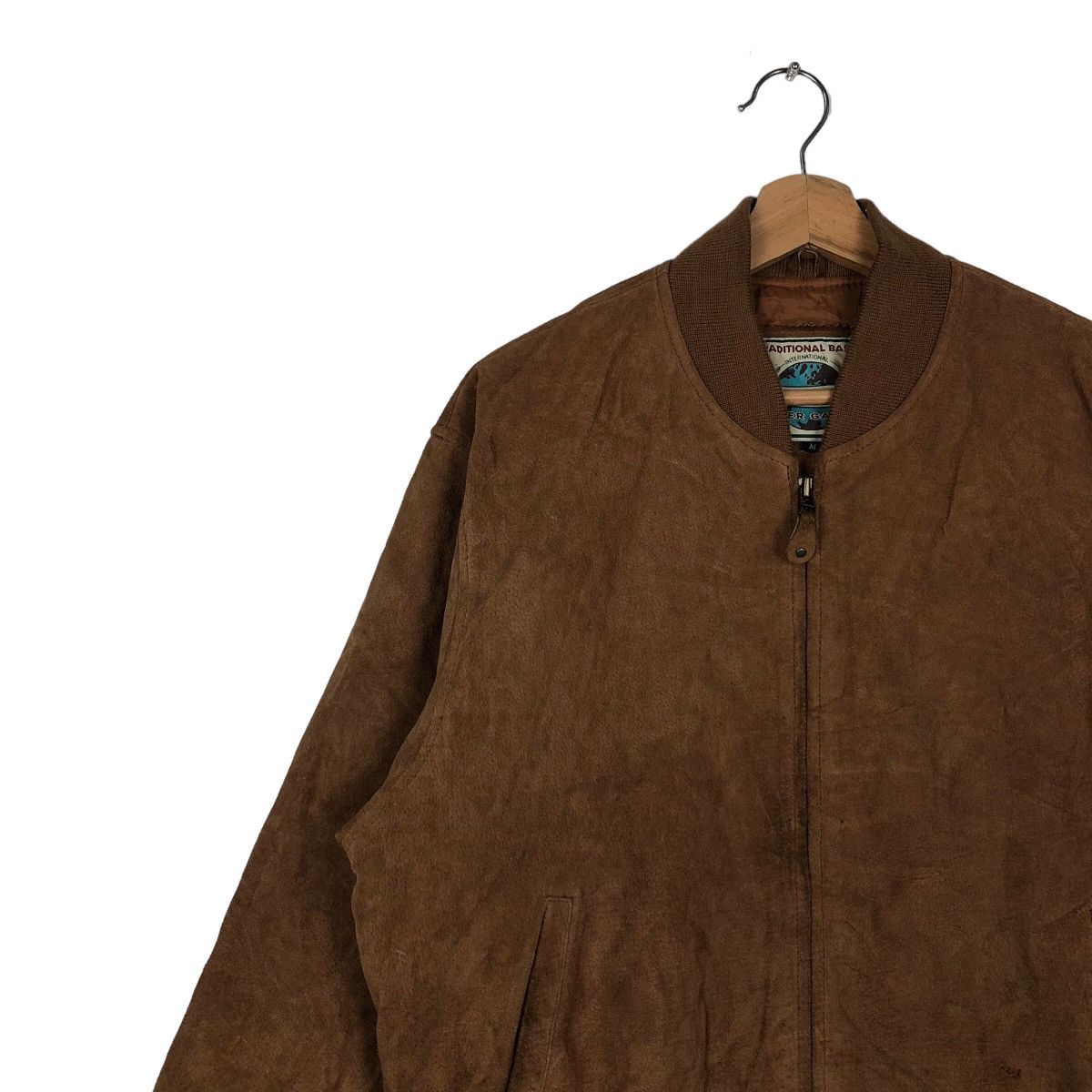 Japanese Brand VINTAGE BOMBER LEATHER JACKET SEAHOP JAPAN MADE Size US M / EU 48-50 / 2 - 6 Thumbnail