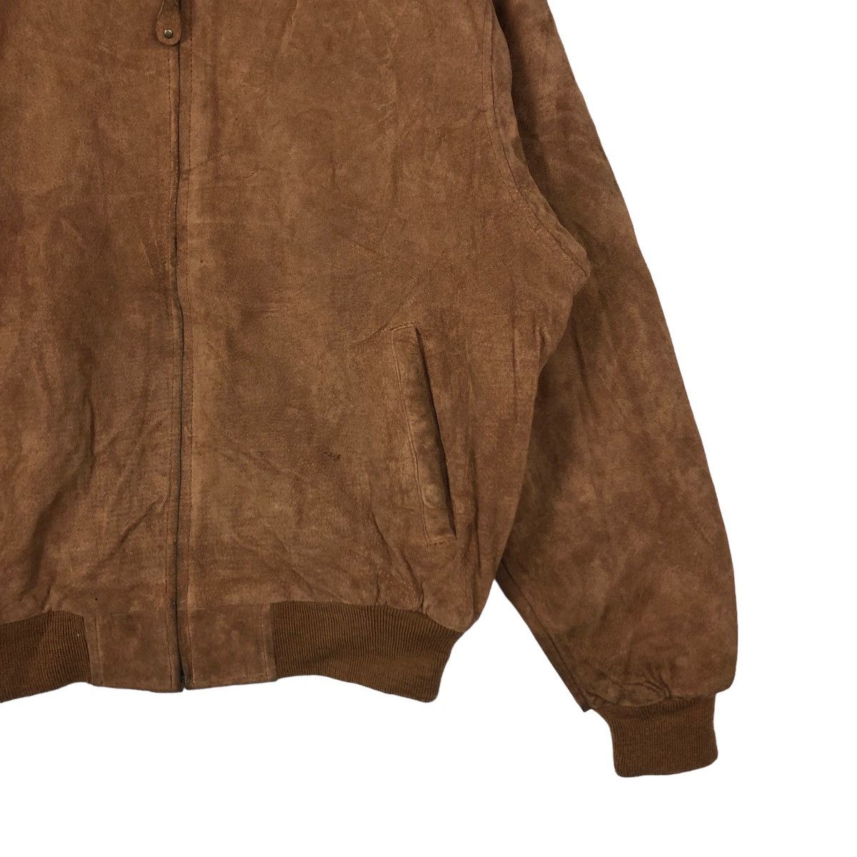 Japanese Brand VINTAGE BOMBER LEATHER JACKET SEAHOP JAPAN MADE Size US M / EU 48-50 / 2 - 4 Thumbnail