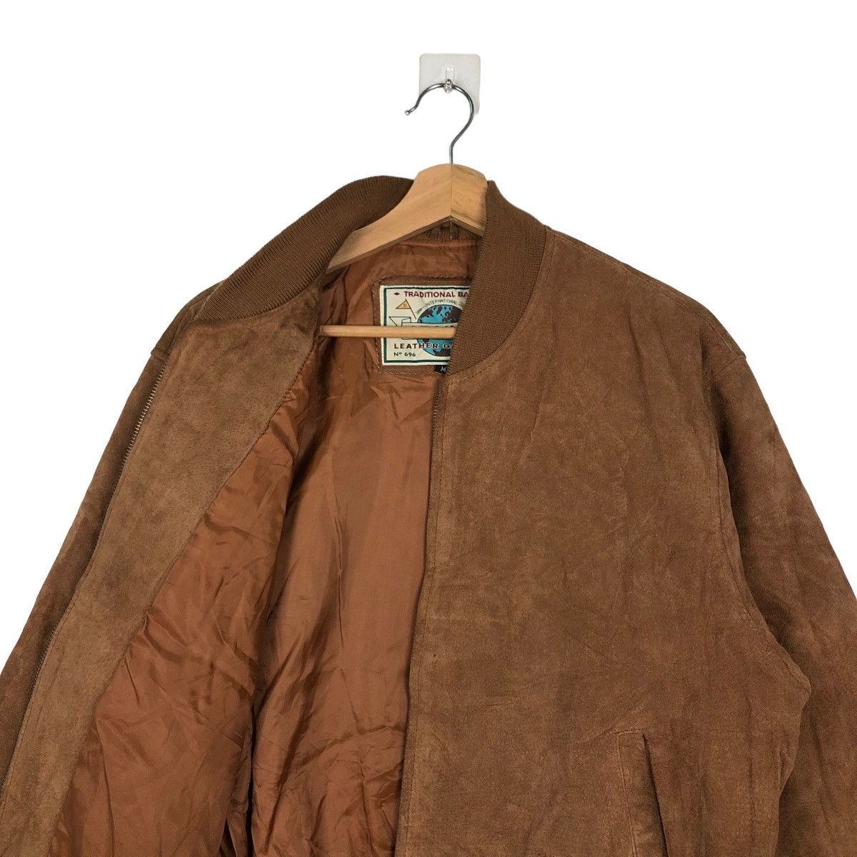 Japanese Brand VINTAGE BOMBER LEATHER JACKET SEAHOP JAPAN MADE Size US M / EU 48-50 / 2 - 9 Thumbnail