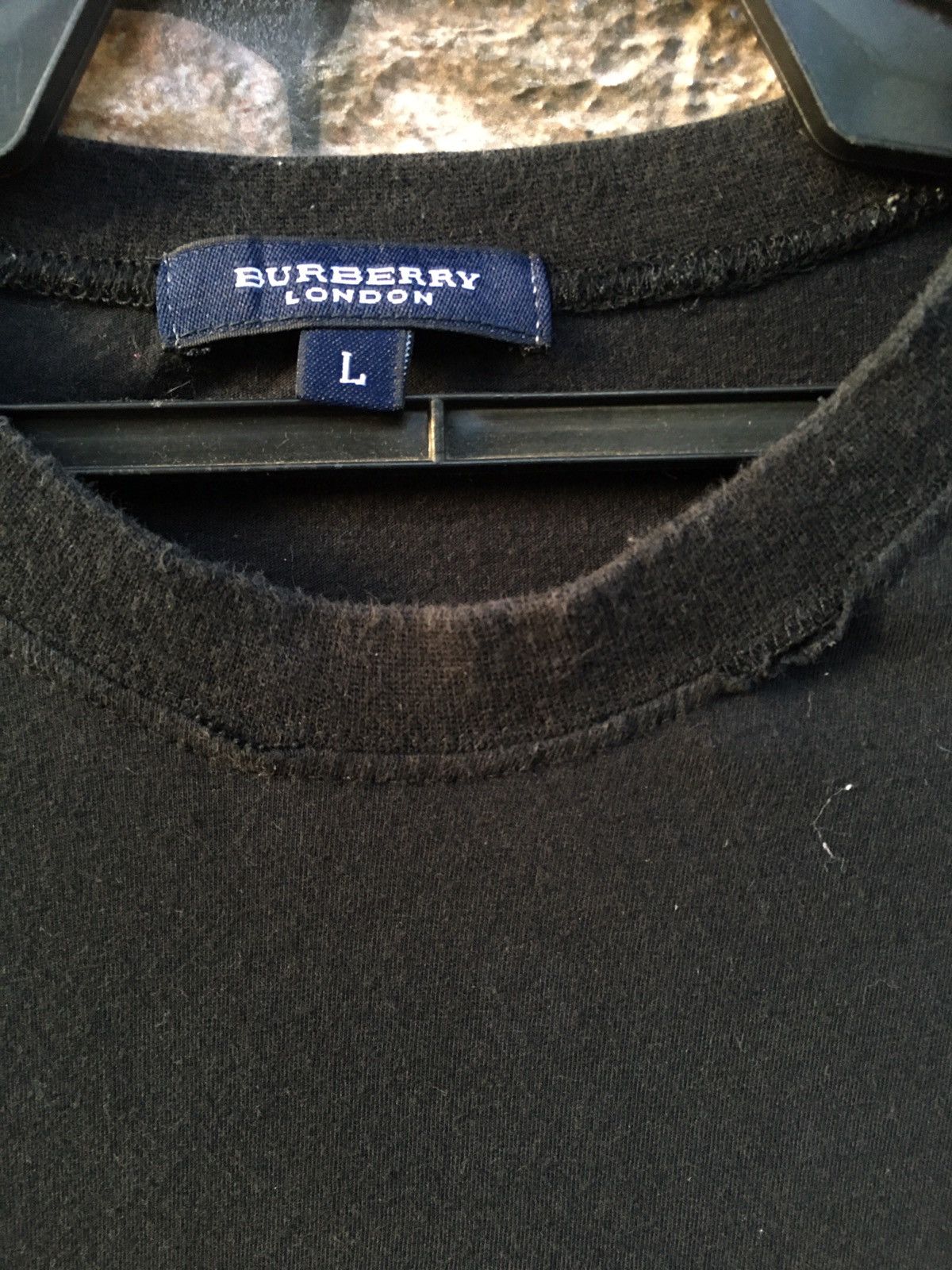 20471120 × Burberry Burberry London Nova Check Pocket Tee Shirt Size US L / EU 52-54 / 3 - 3 Thumbnail