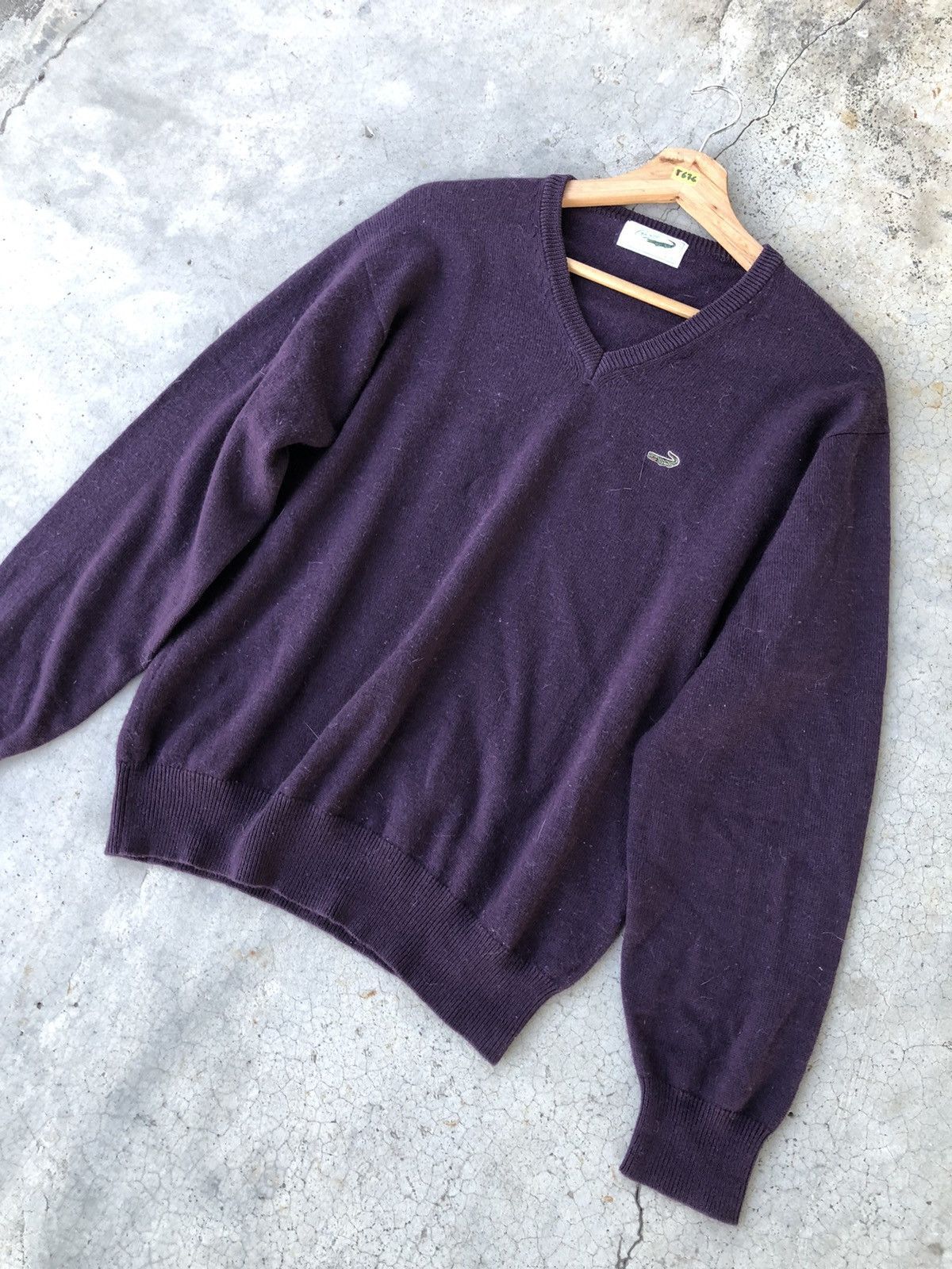 20471120 × Aran Isles Knitwear × Beauty Beast 🔴Vintage Crocodile Plain/Soft Mohair Pullover Knitware Size US L / EU 52-54 / 3 - 2 Thumbnail