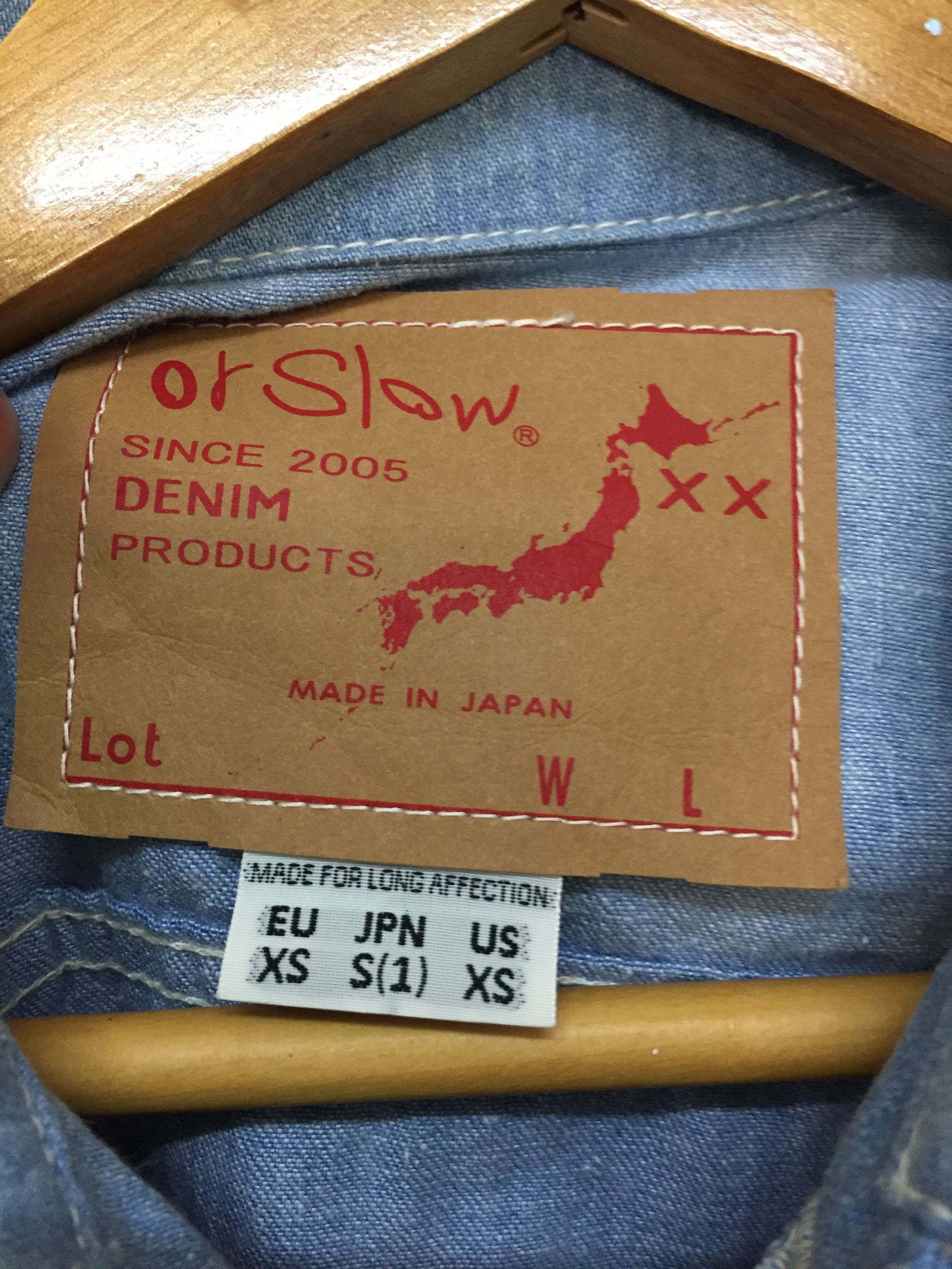 Orslow Orslow 60s Chambray Denim Jacket Size US XS / EU 42 / 0 - 9 Thumbnail