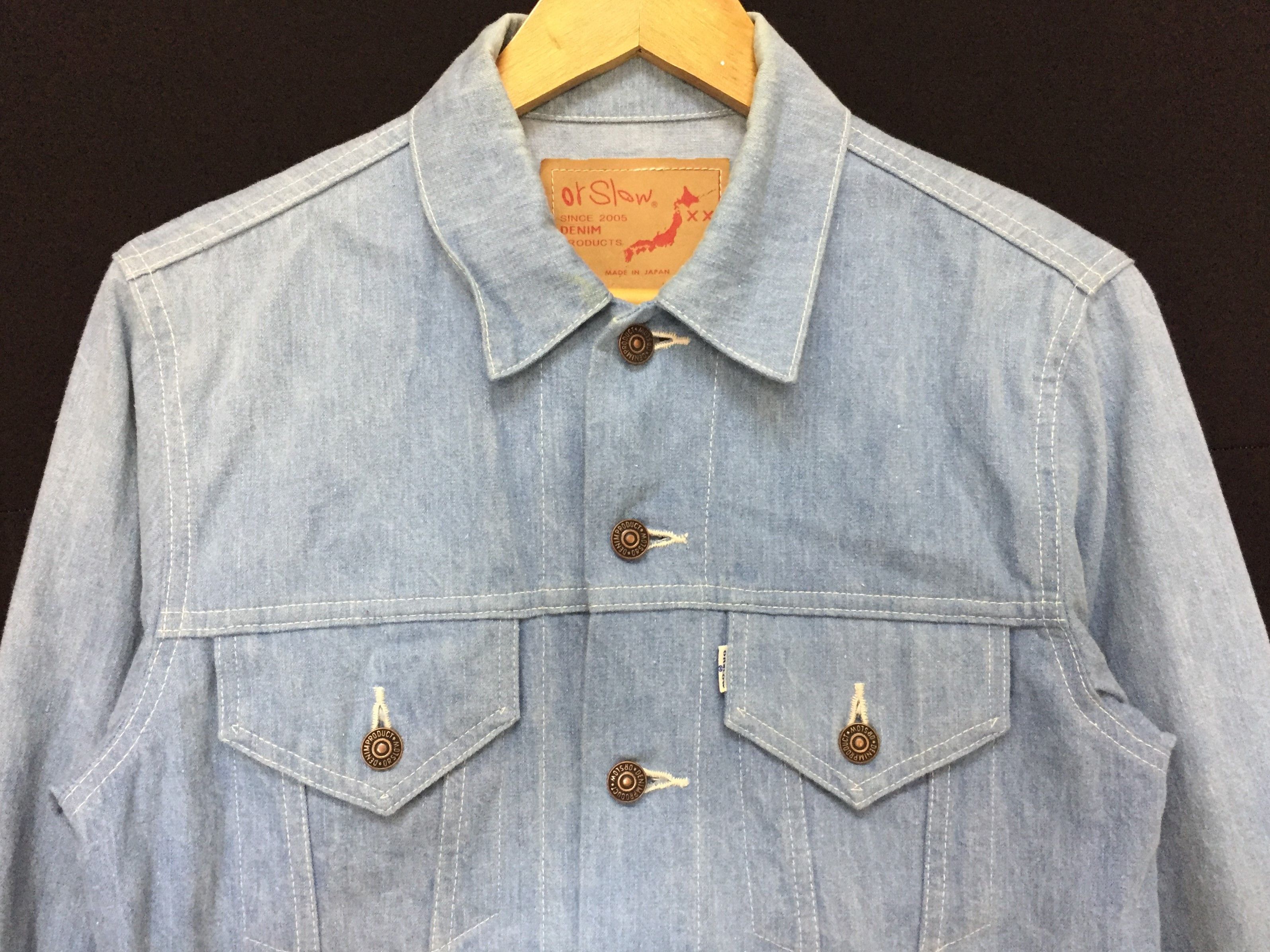 Orslow Orslow 60s Chambray Denim Jacket Size US XS / EU 42 / 0 - 3 Thumbnail