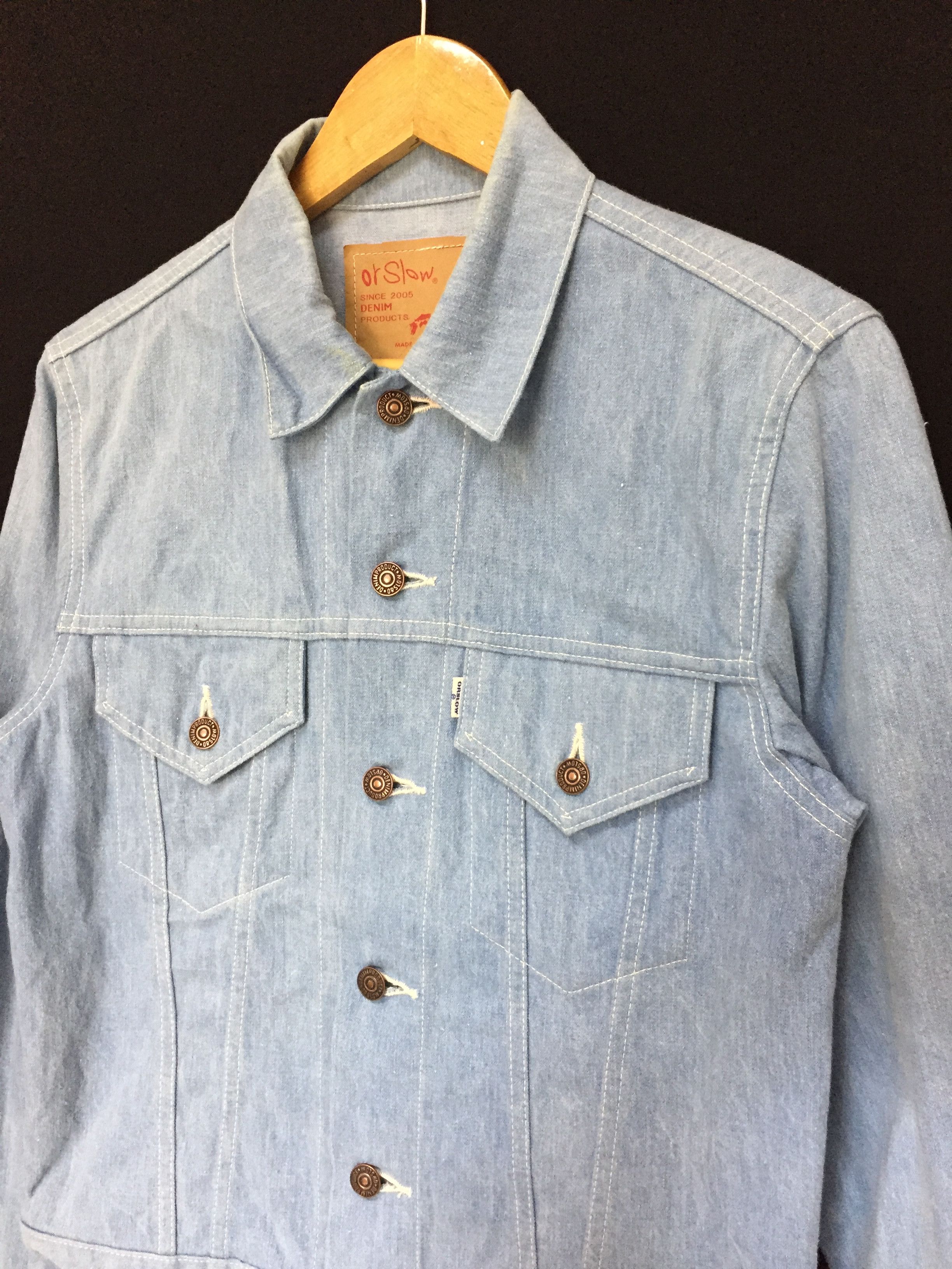 Orslow Orslow 60s Chambray Denim Jacket Size US XS / EU 42 / 0 - 5 Thumbnail