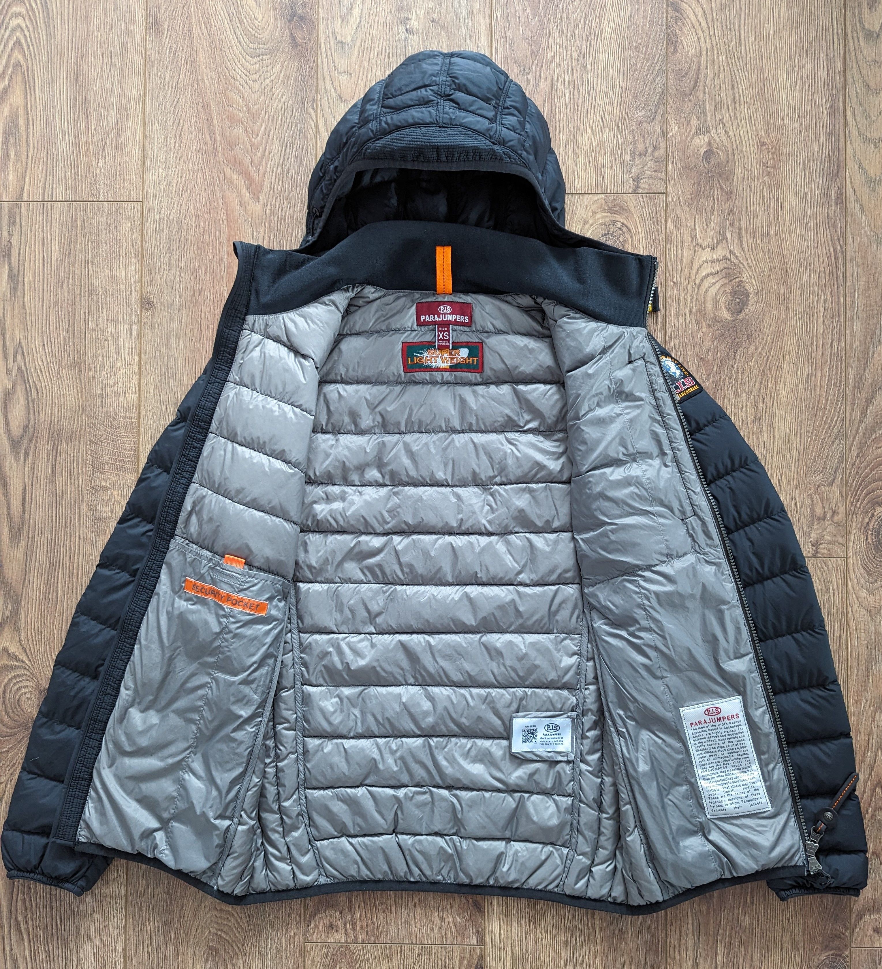 Parajumpers Parajumpers Hooded Down Jacket Super Light Weight XS Outdoor Size US XS / EU 42 / 0 - 10 Thumbnail