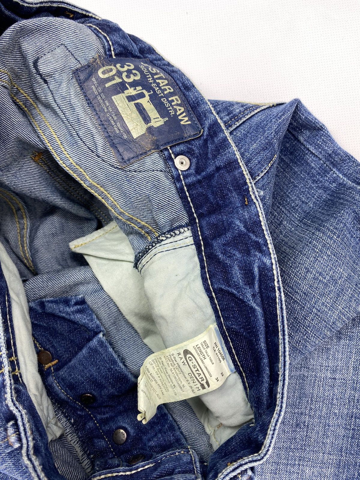 G-Star 🔥LASTDROP🔥 Distressed Lumber Original Denim Jeans Pants Size US 30 / EU 46 - 5 Thumbnail