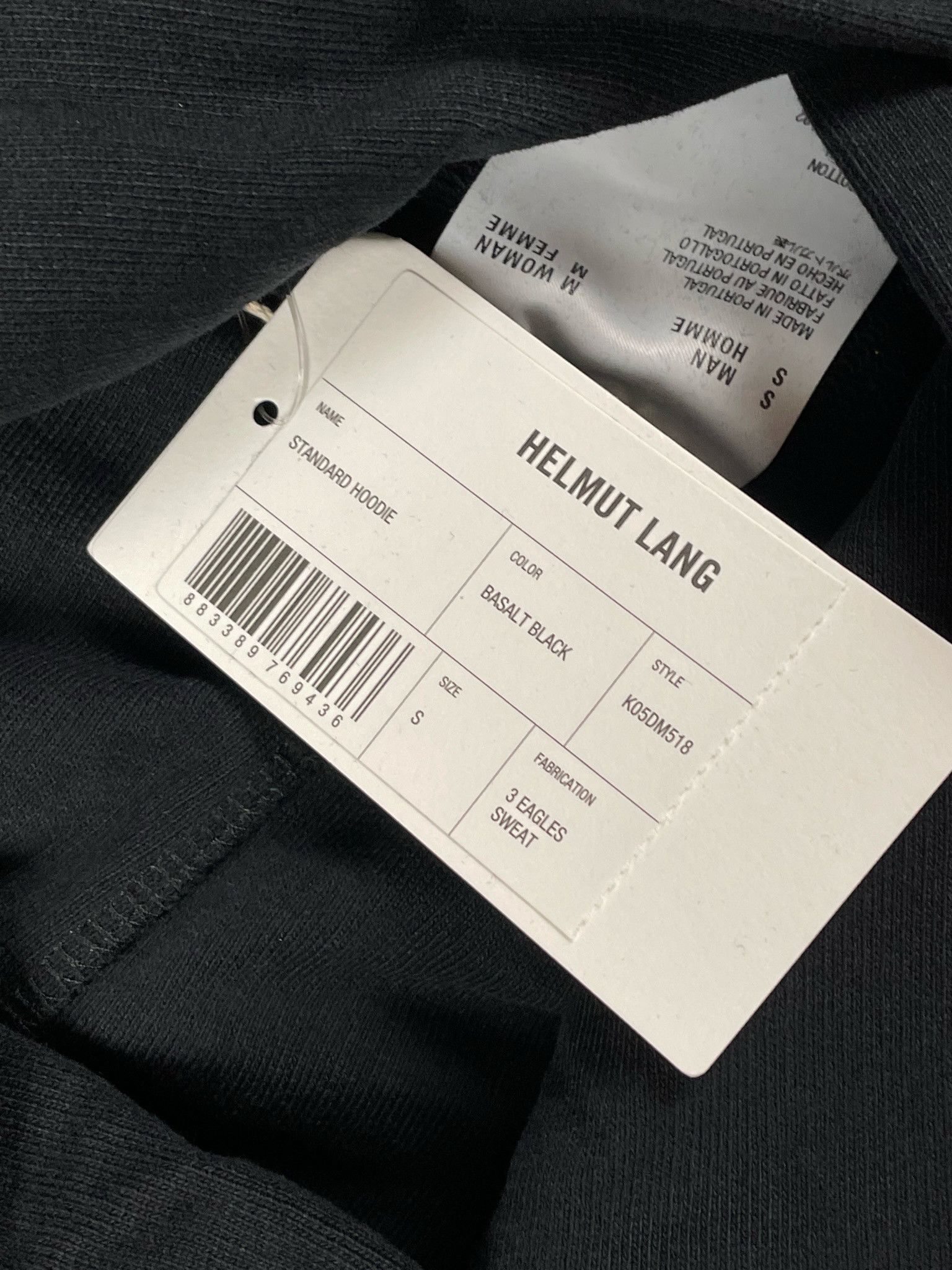 Helmut Lang 🔥[SALE]🔥 Helmut Lang 3 Eagles Black Standard Hoodie Size US S / EU 44-46 / 1 - 11 Thumbnail