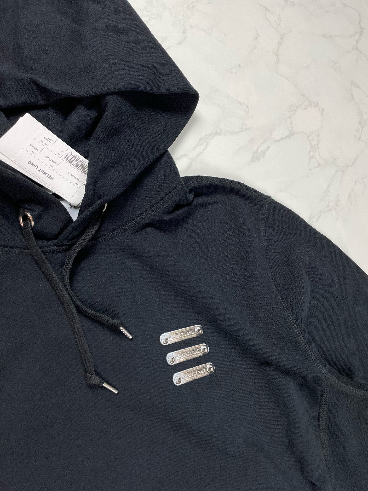 Helmut Lang 🔥[SALE]🔥 Helmut Lang 3 Eagles Black Standard Hoodie Size US S / EU 44-46 / 1 - 9 Thumbnail