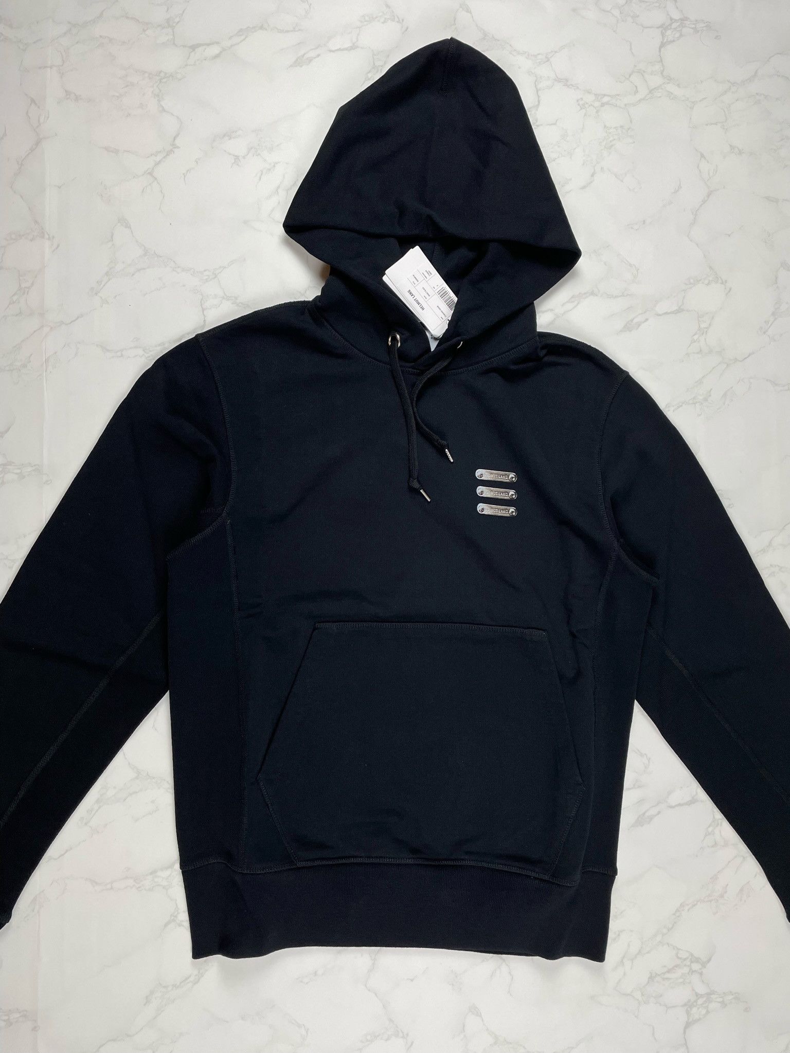 Helmut Lang 🔥[SALE]🔥 Helmut Lang 3 Eagles Black Standard Hoodie Size US S / EU 44-46 / 1 - 8 Thumbnail