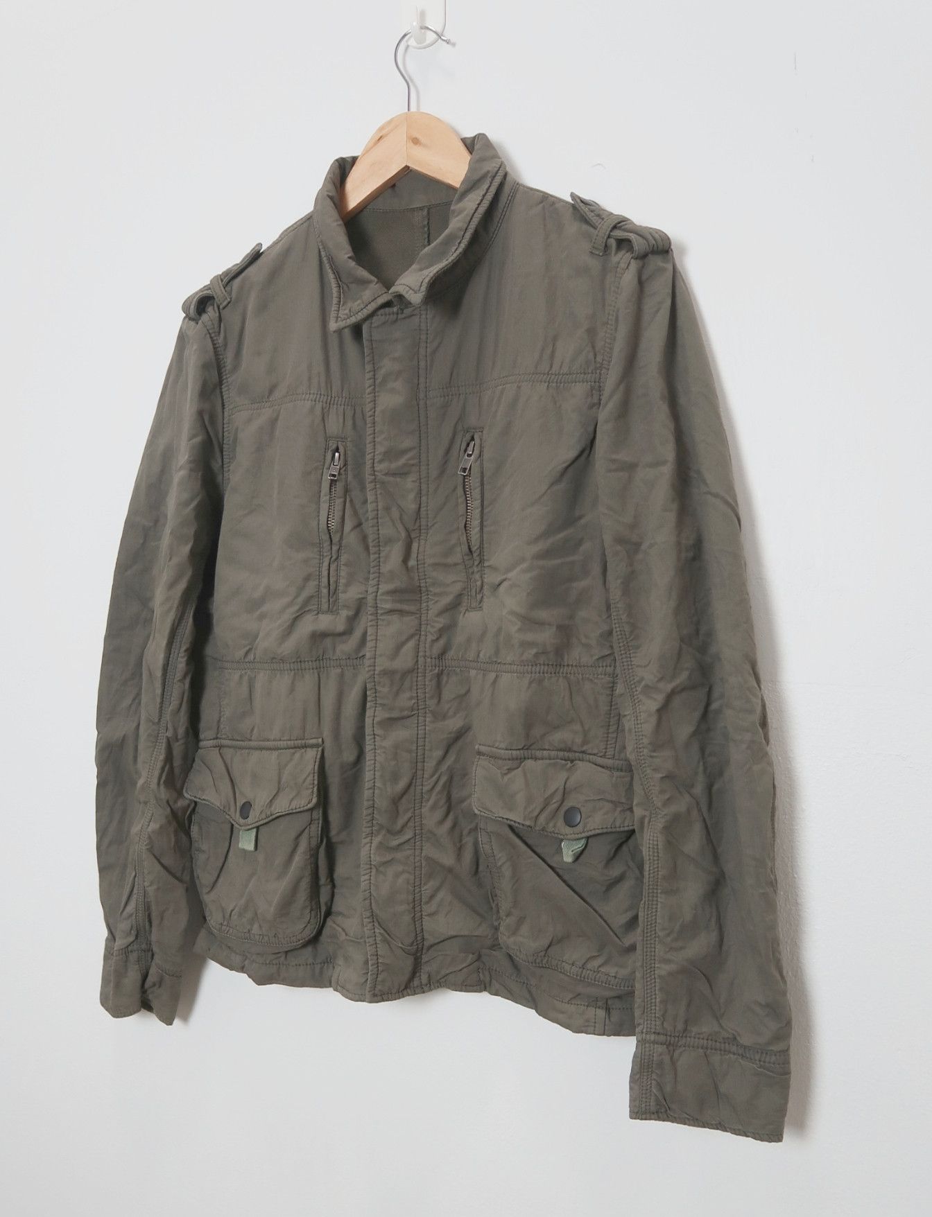 Takeo Kikuchi Takeo Kikuchi Military Cargo Pocket Jacket Size US M / EU 48-50 / 2 - 2 Thumbnail