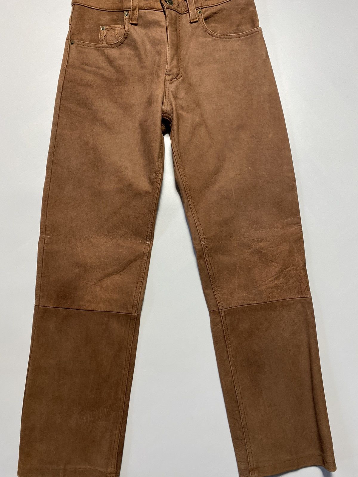 Leather Vintage Marlboro Classics leather pants Kanye West style Size US 31 - 7 Thumbnail