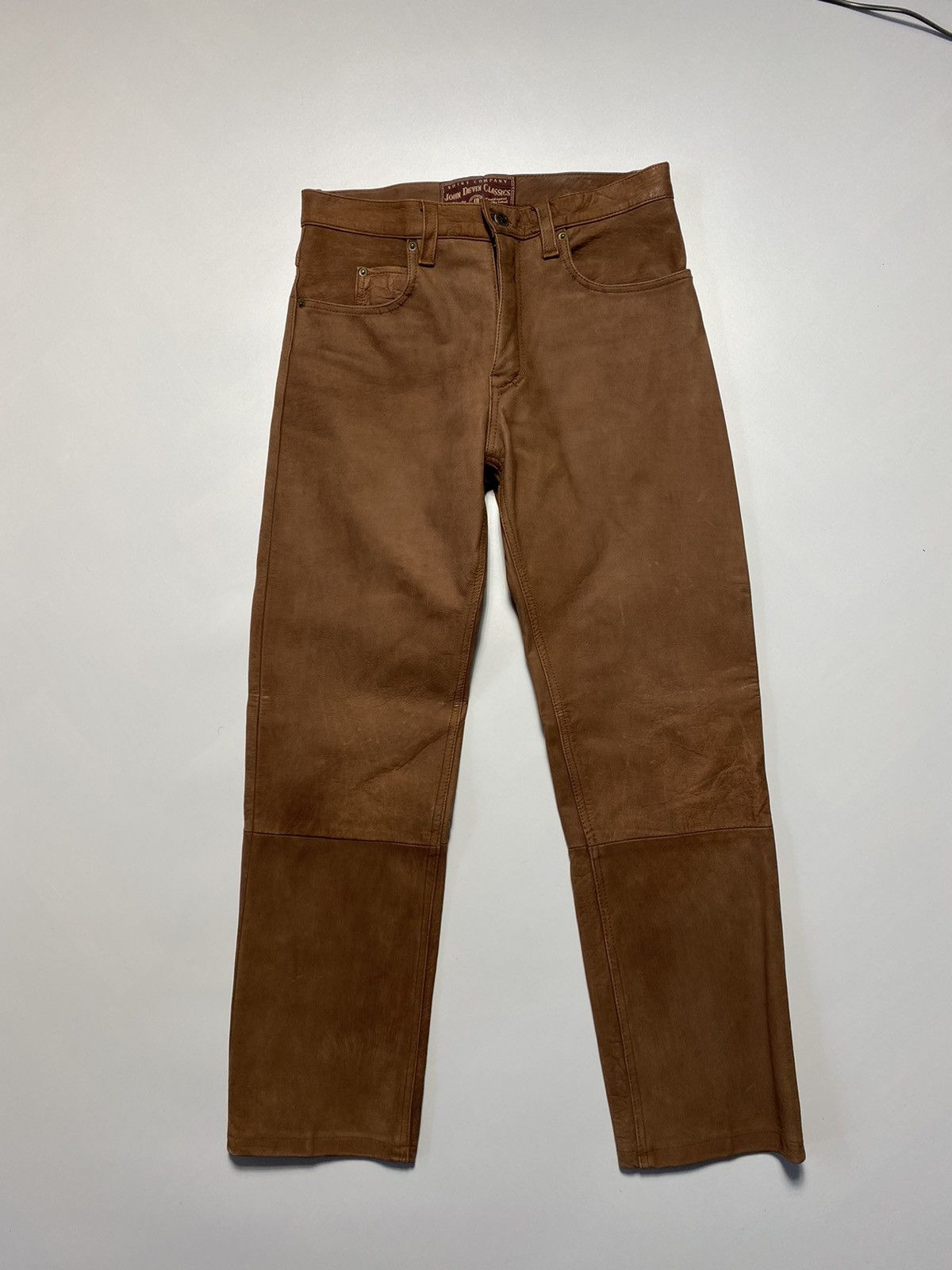 Leather Vintage Marlboro Classics leather pants Kanye West style Size US 31 - 1 Thumbnail