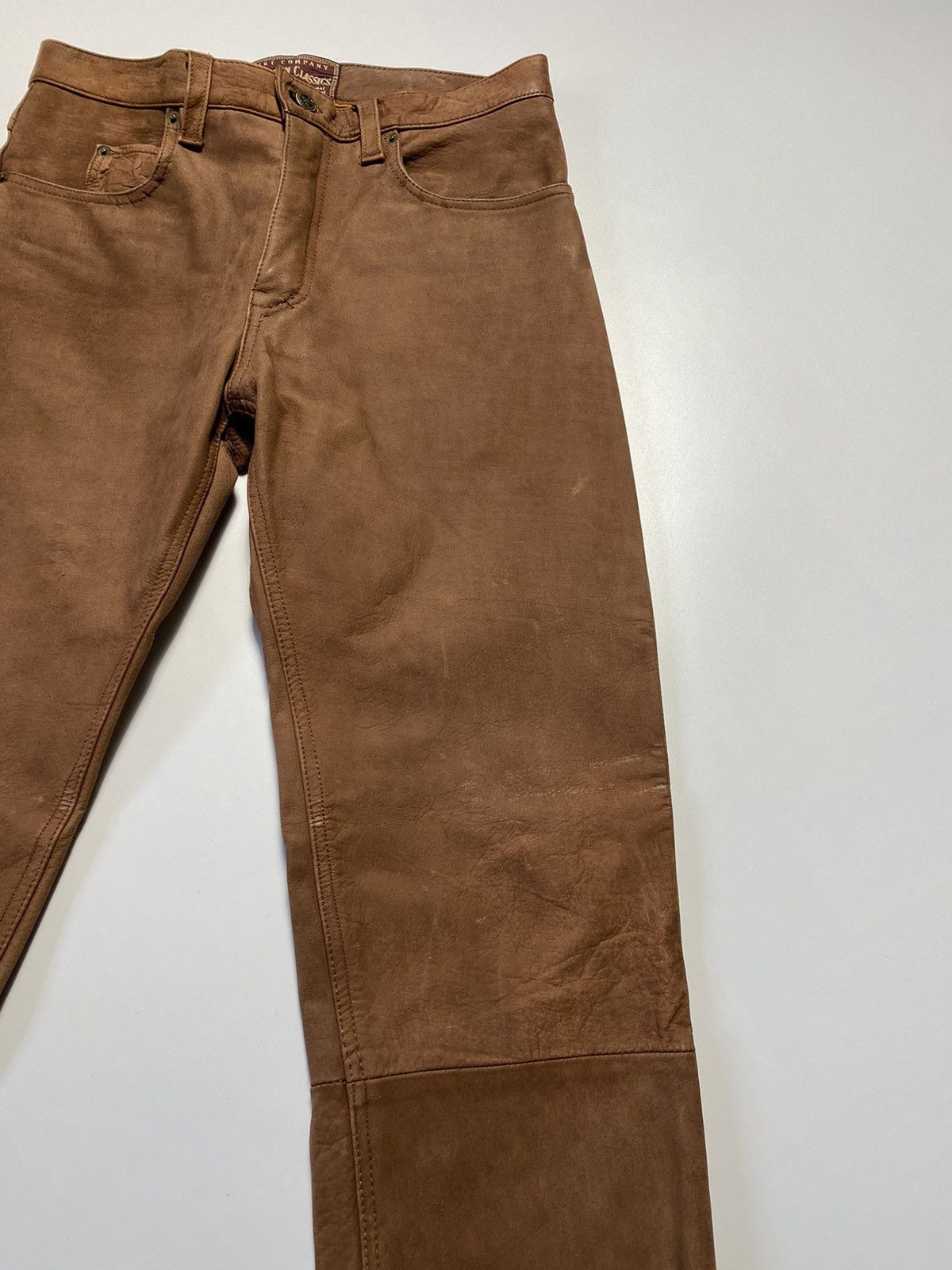 Leather Vintage Marlboro Classics leather pants Kanye West style Size US 31 - 12 Thumbnail
