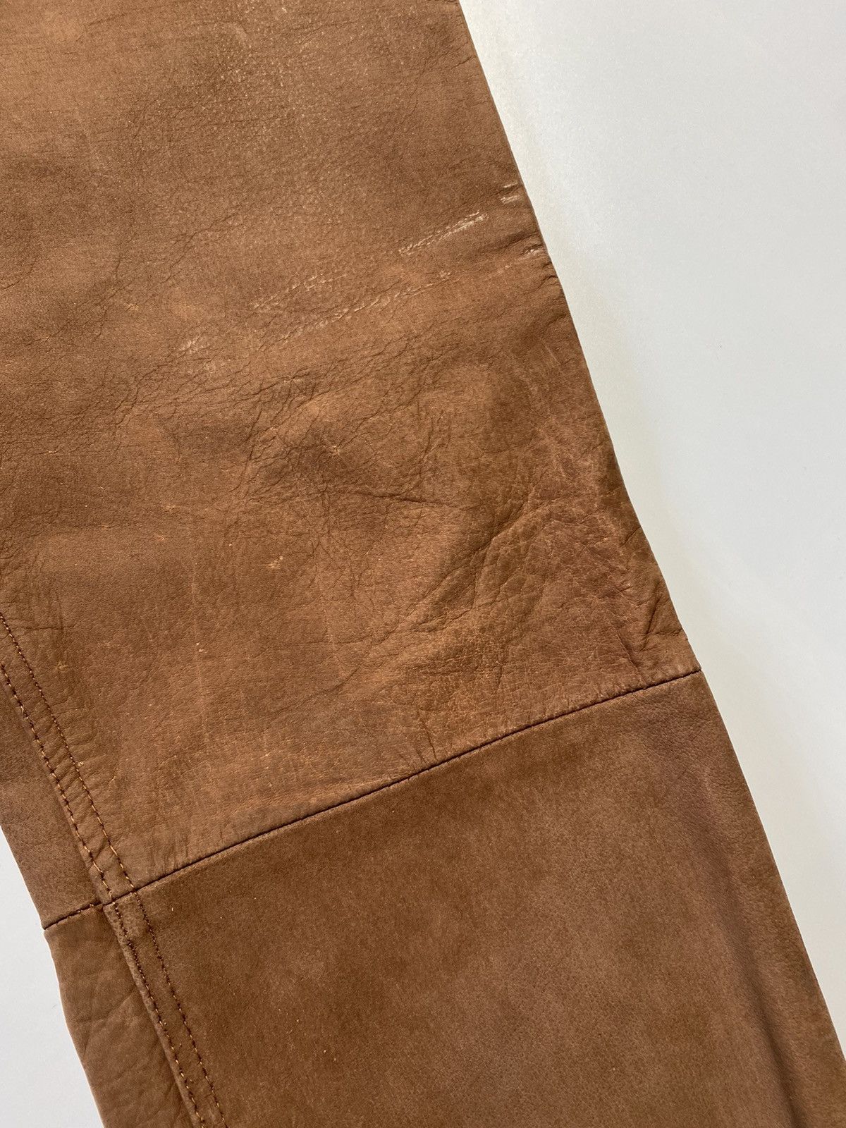 Leather Vintage Marlboro Classics leather pants Kanye West style Size US 31 - 13 Thumbnail