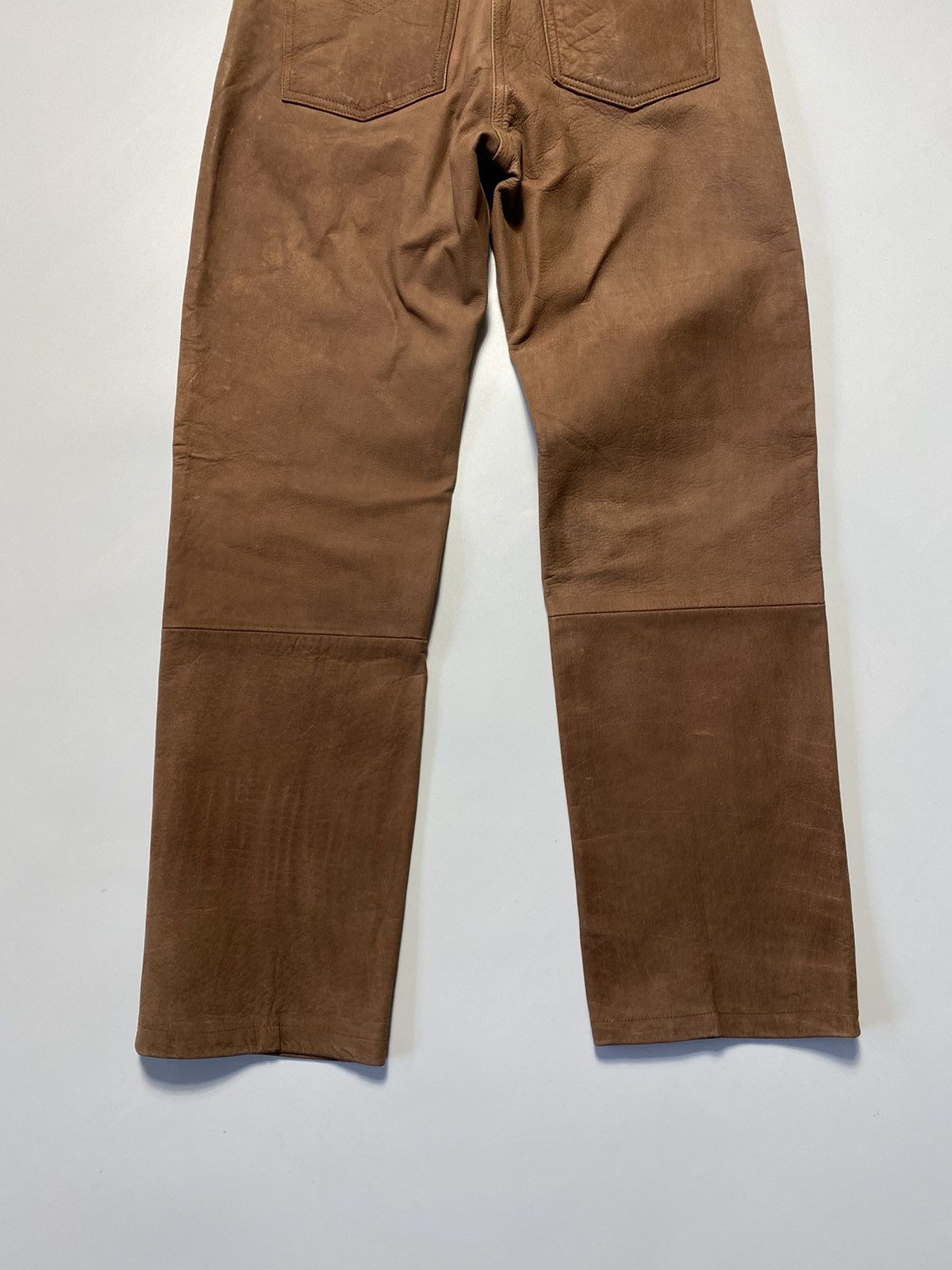 Leather Vintage Marlboro Classics leather pants Kanye West style Size US 31 - 17 Thumbnail