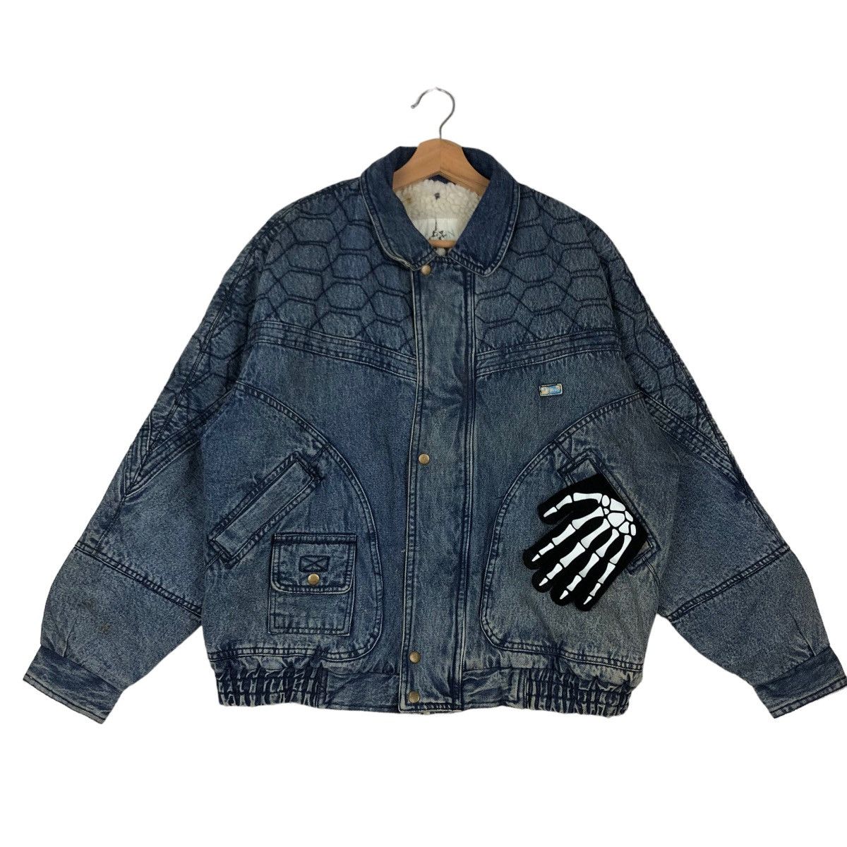 Other RIOT RIOT DENIM BOMBER JACKET AMBIPION ISSEY MIYAKE JAPAN Size US M / EU 48-50 / 2 - 1 Thumbnail