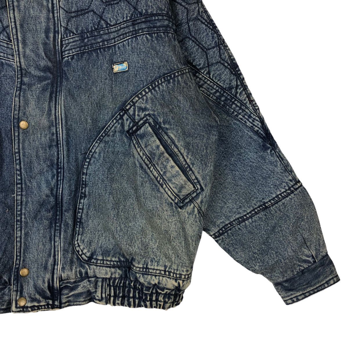 Other RIOT RIOT DENIM BOMBER JACKET AMBIPION ISSEY MIYAKE JAPAN Size US M / EU 48-50 / 2 - 4 Thumbnail
