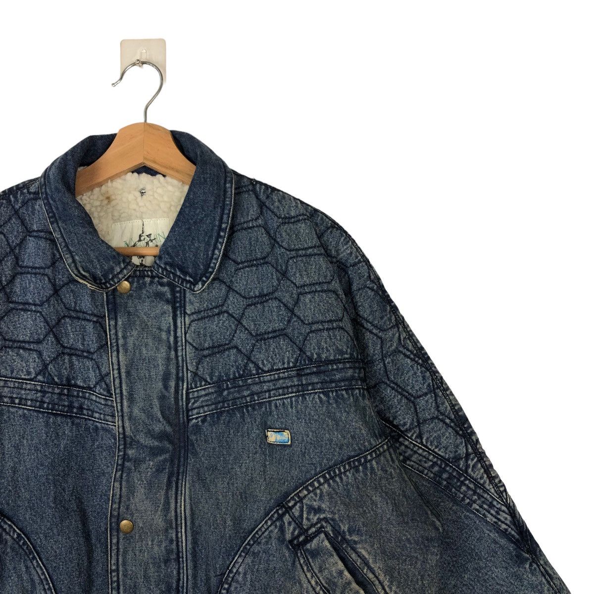 Other RIOT RIOT DENIM BOMBER JACKET AMBIPION ISSEY MIYAKE JAPAN Size US M / EU 48-50 / 2 - 5 Thumbnail