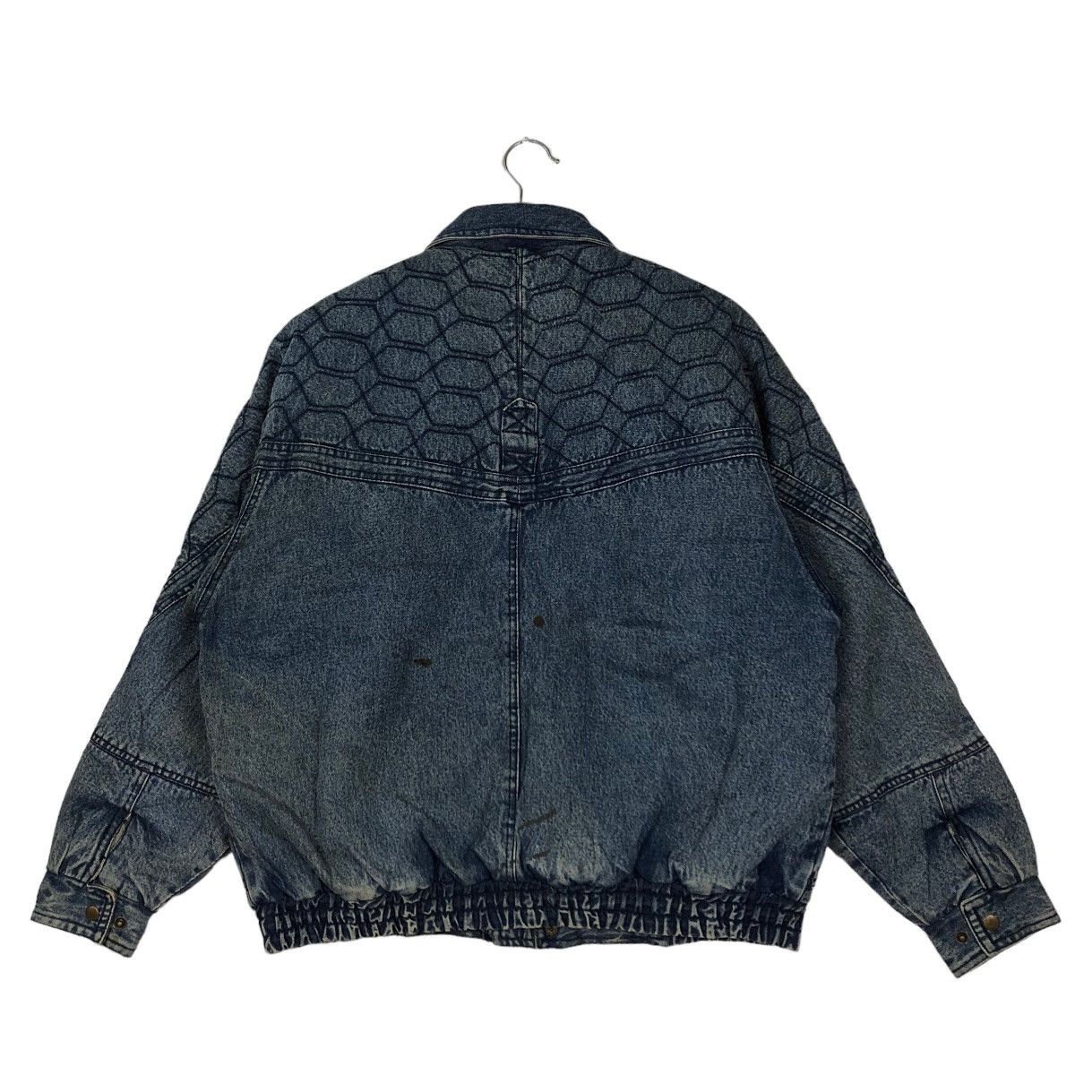 Other RIOT RIOT DENIM BOMBER JACKET AMBIPION ISSEY MIYAKE JAPAN Size US M / EU 48-50 / 2 - 7 Thumbnail