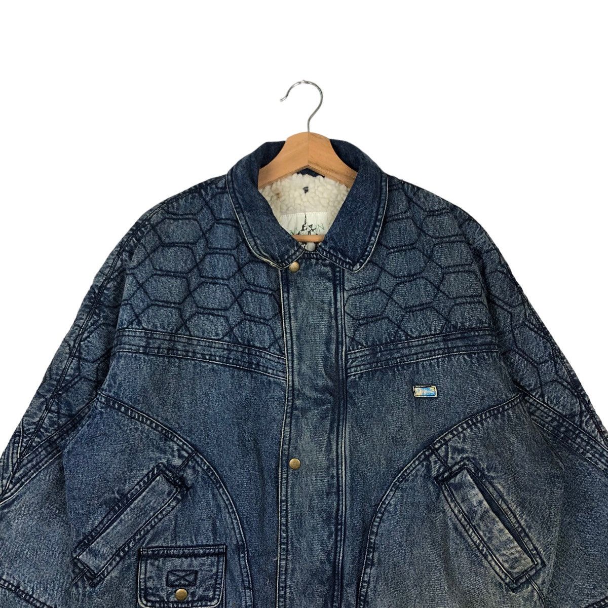 Other RIOT RIOT DENIM BOMBER JACKET AMBIPION ISSEY MIYAKE JAPAN Size US M / EU 48-50 / 2 - 2 Thumbnail