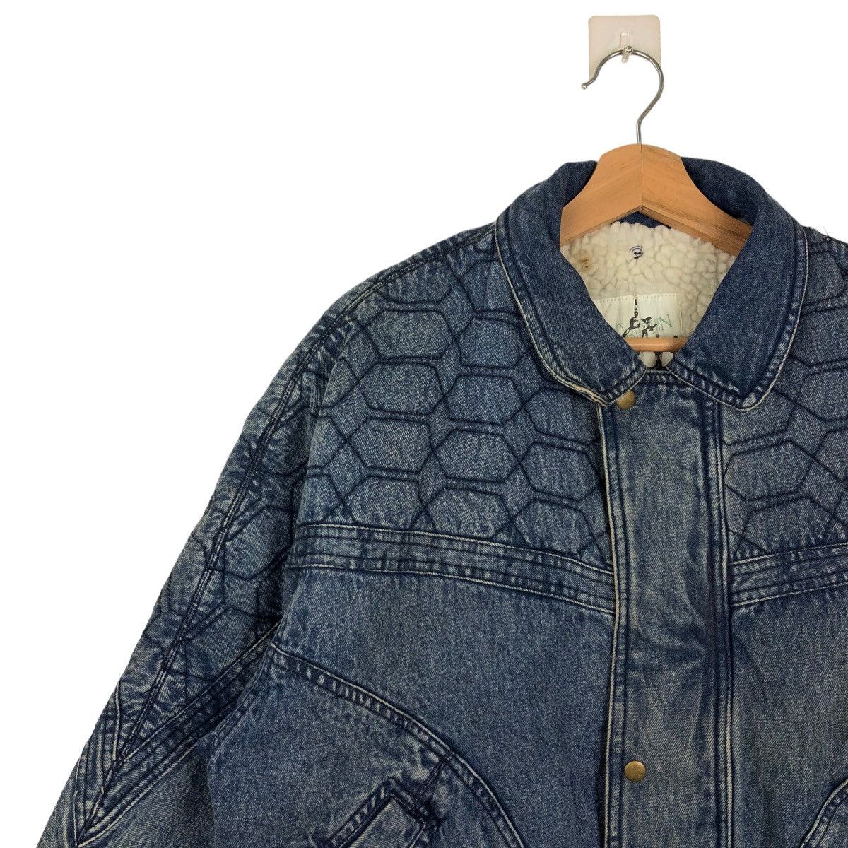 Other RIOT RIOT DENIM BOMBER JACKET AMBIPION ISSEY MIYAKE JAPAN Size US M / EU 48-50 / 2 - 6 Thumbnail