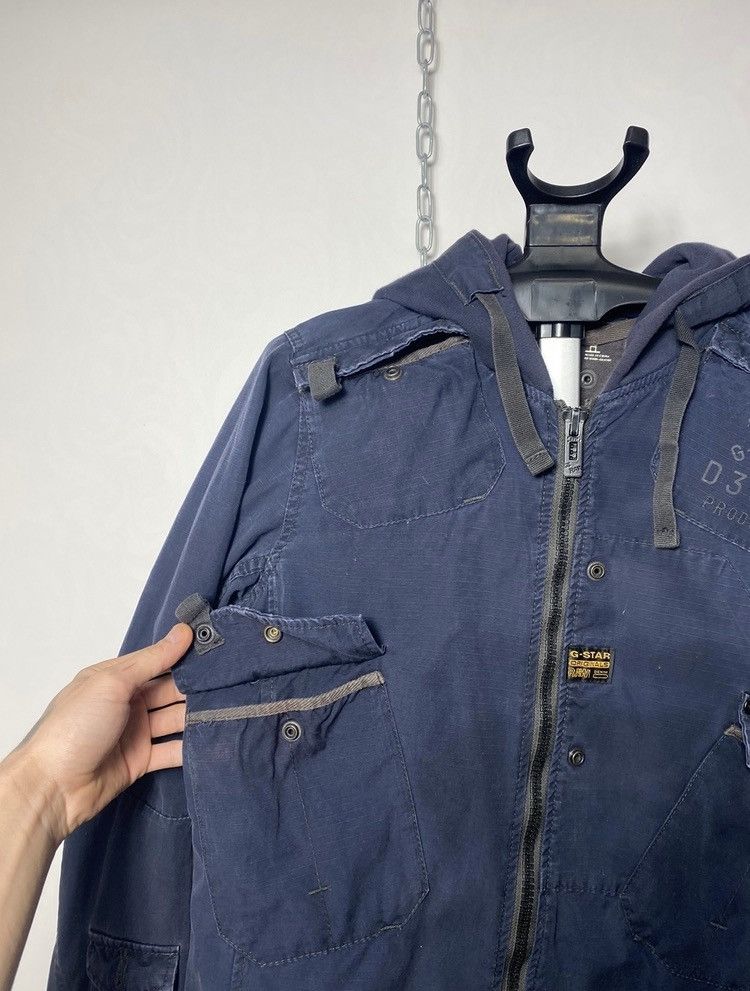 G-Star Vintage G-star raw multi pocket Japan style light jacket Size US S / EU 44-46 / 1 - 6 Thumbnail