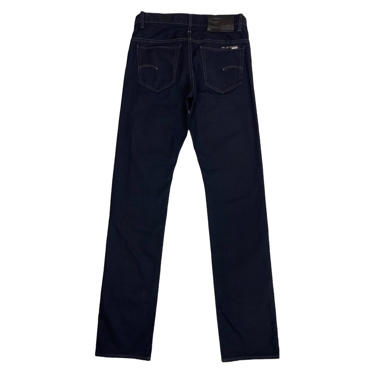 G-Star 🔥LASTDROP🔥 3301 Slim Waxed Navy Blue Denim Jeans Pants Size US 32 / EU 48 - 2 Thumbnail