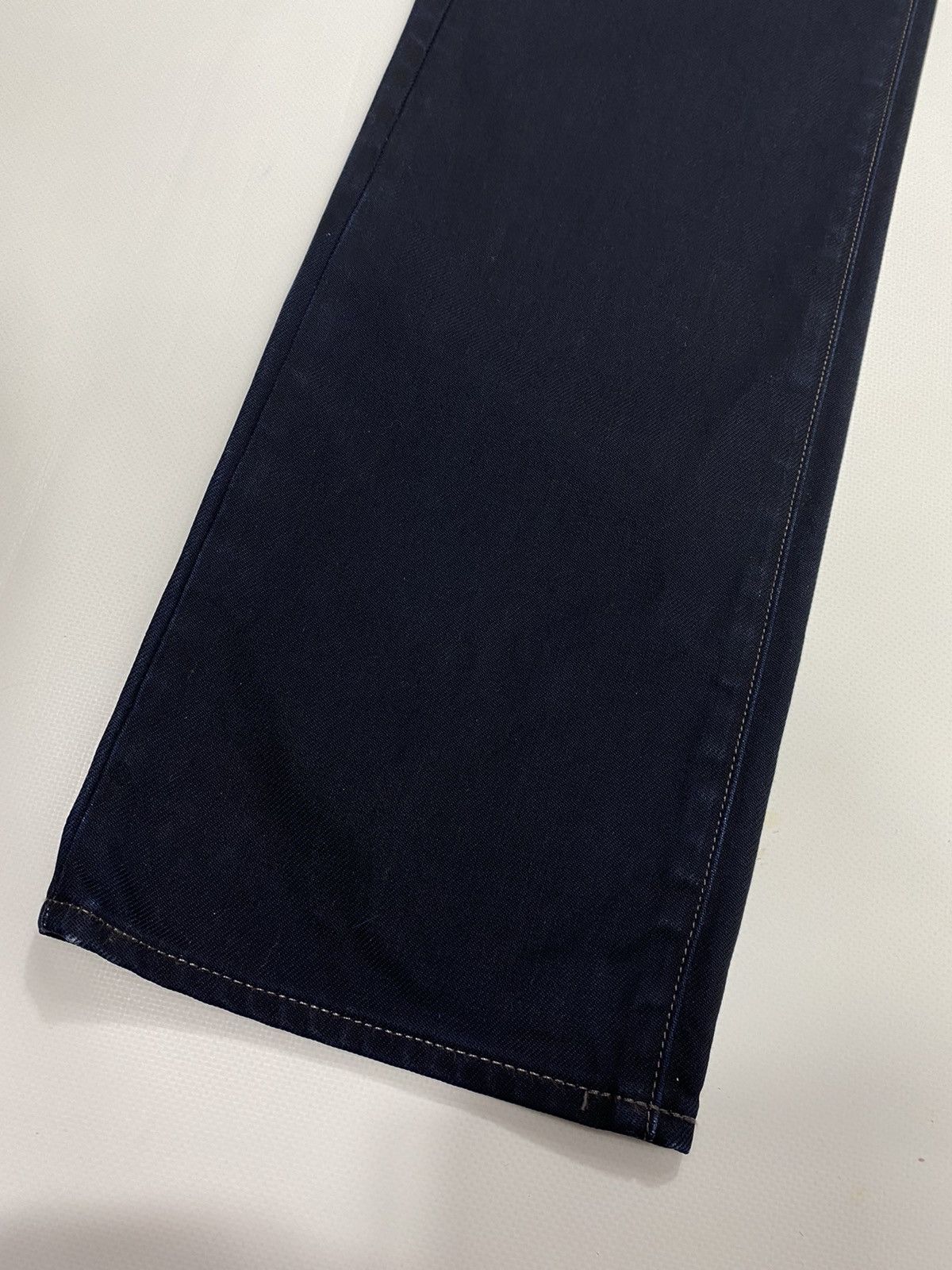 G-Star 🔥LASTDROP🔥 3301 Slim Waxed Navy Blue Denim Jeans Pants Size US 32 / EU 48 - 8 Thumbnail