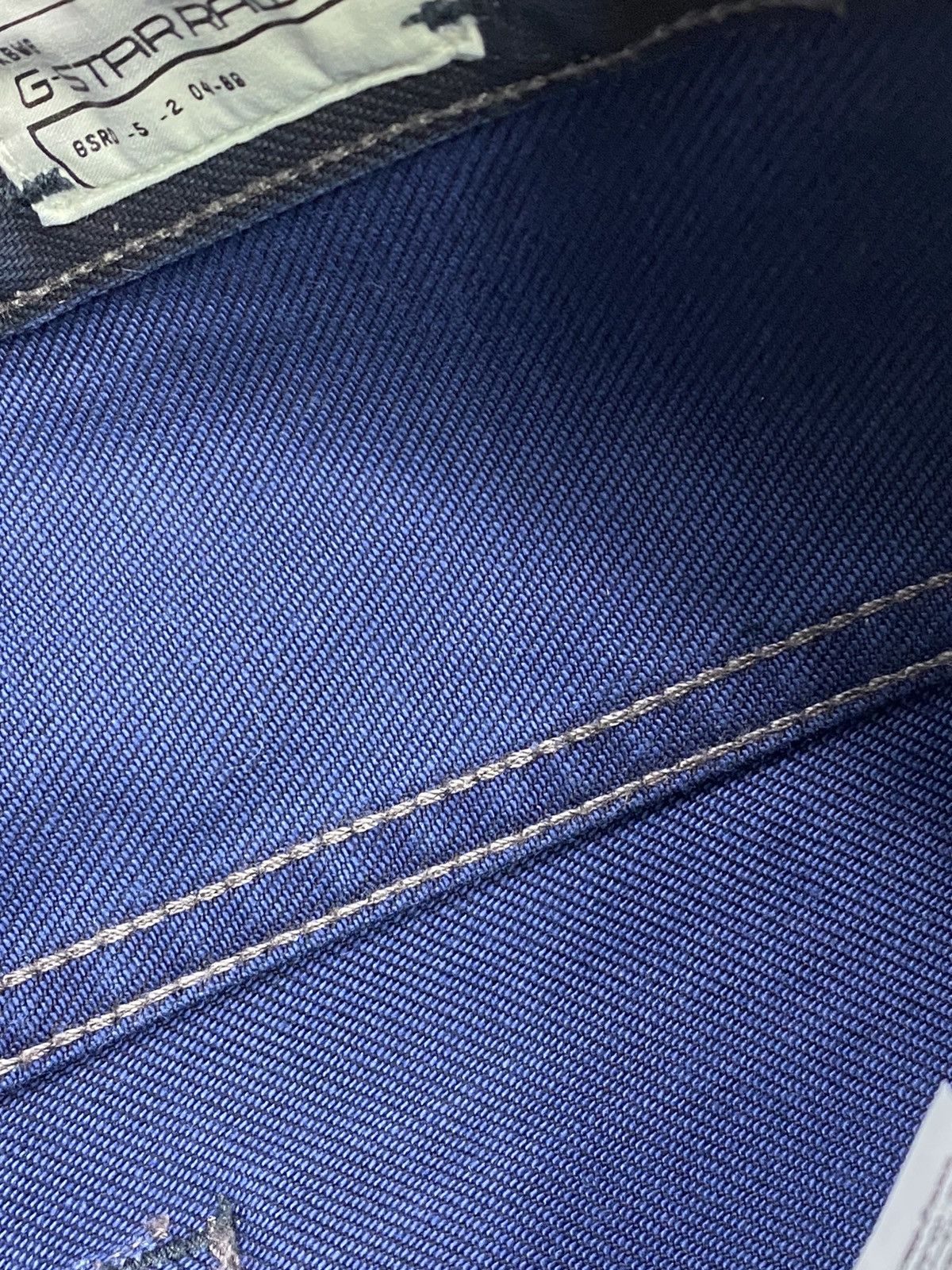 G-Star 🔥LASTDROP🔥 3301 Slim Waxed Navy Blue Denim Jeans Pants Size US 32 / EU 48 - 6 Thumbnail